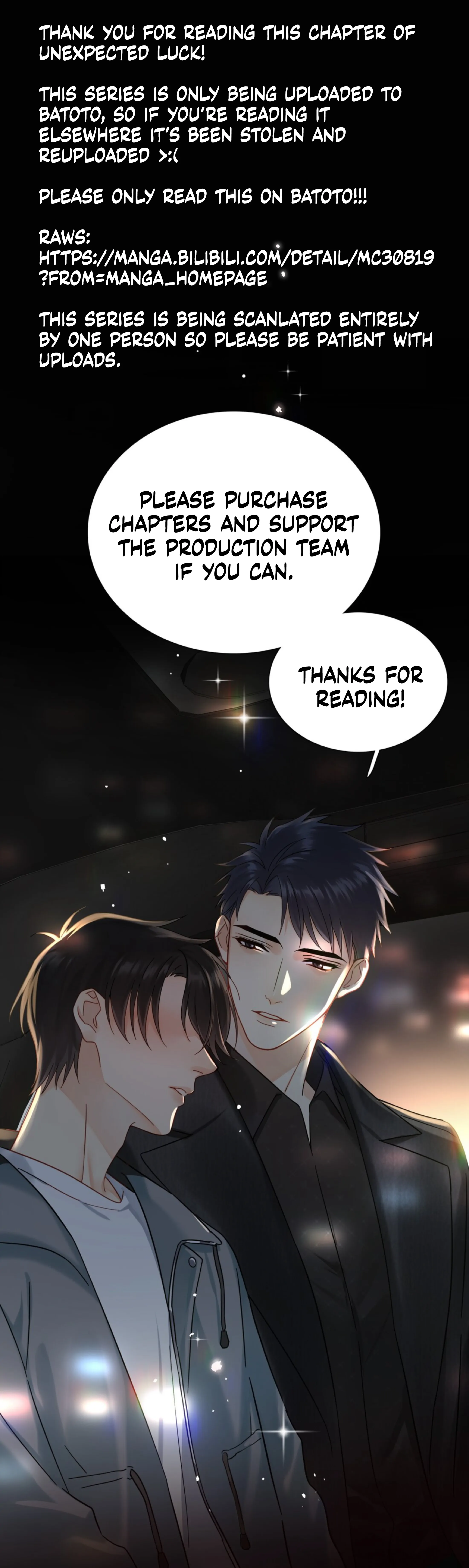 Unexpected Luck - Prologue manhwa