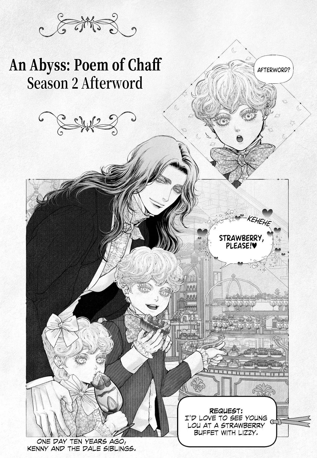 An Abyss: Poem of Chaff - Creator's Note manhwa
