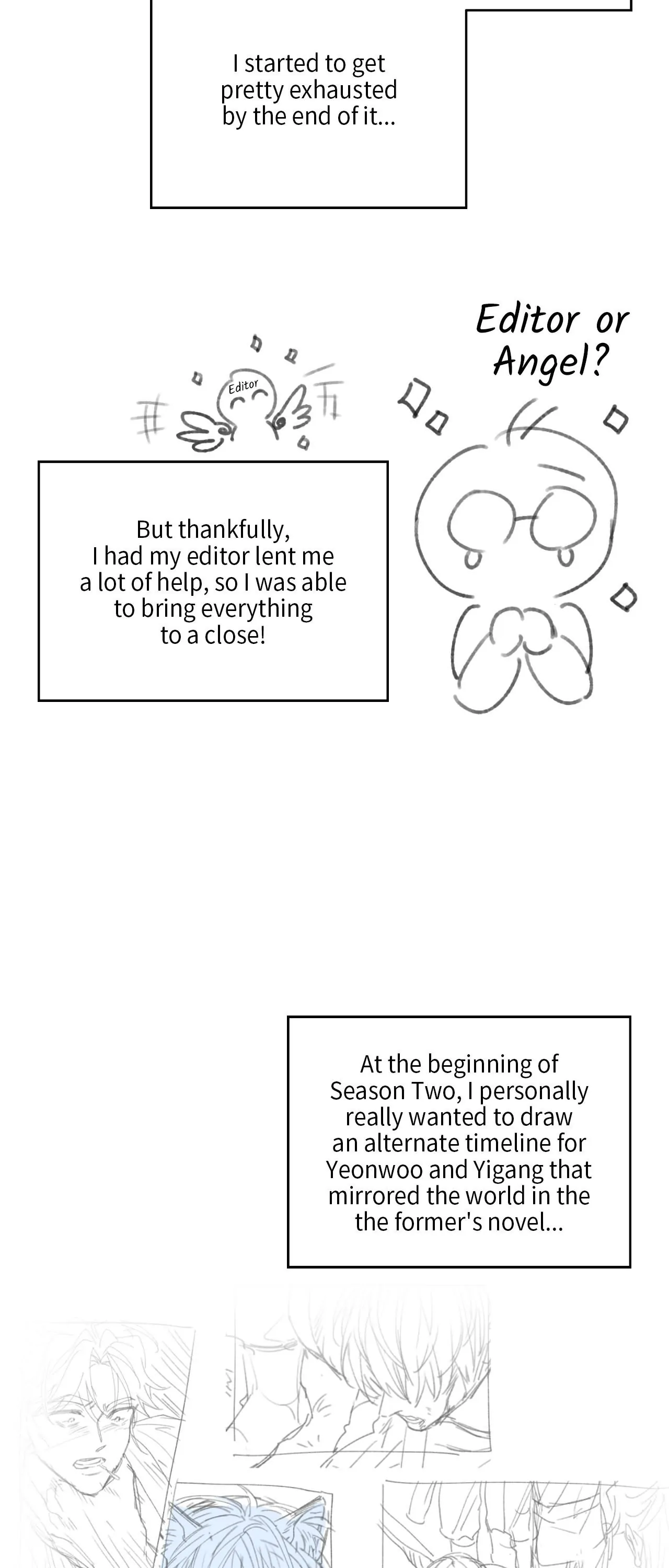 I Swear I’m Not a Scammer! - Creator's Note (2) manhwa