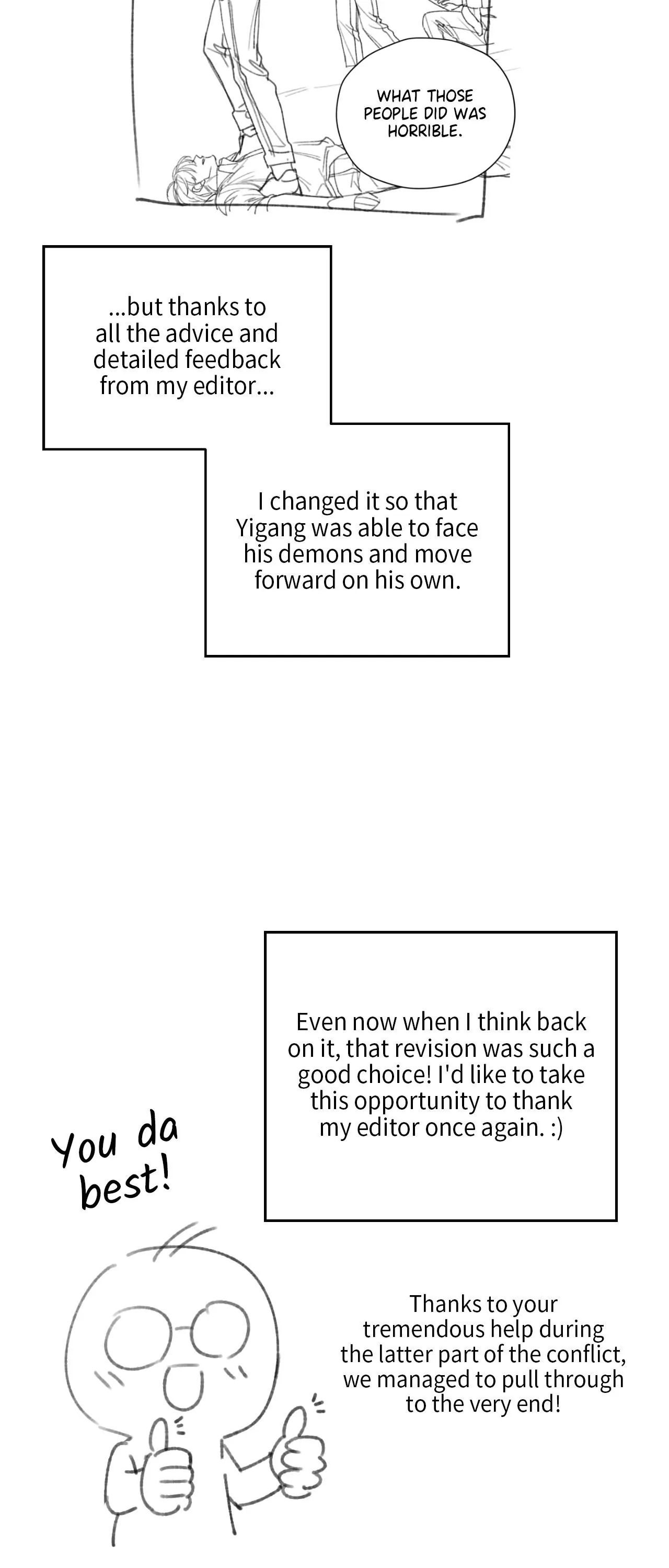 I Swear I’m Not a Scammer! - Creator's Note (2) manhwa