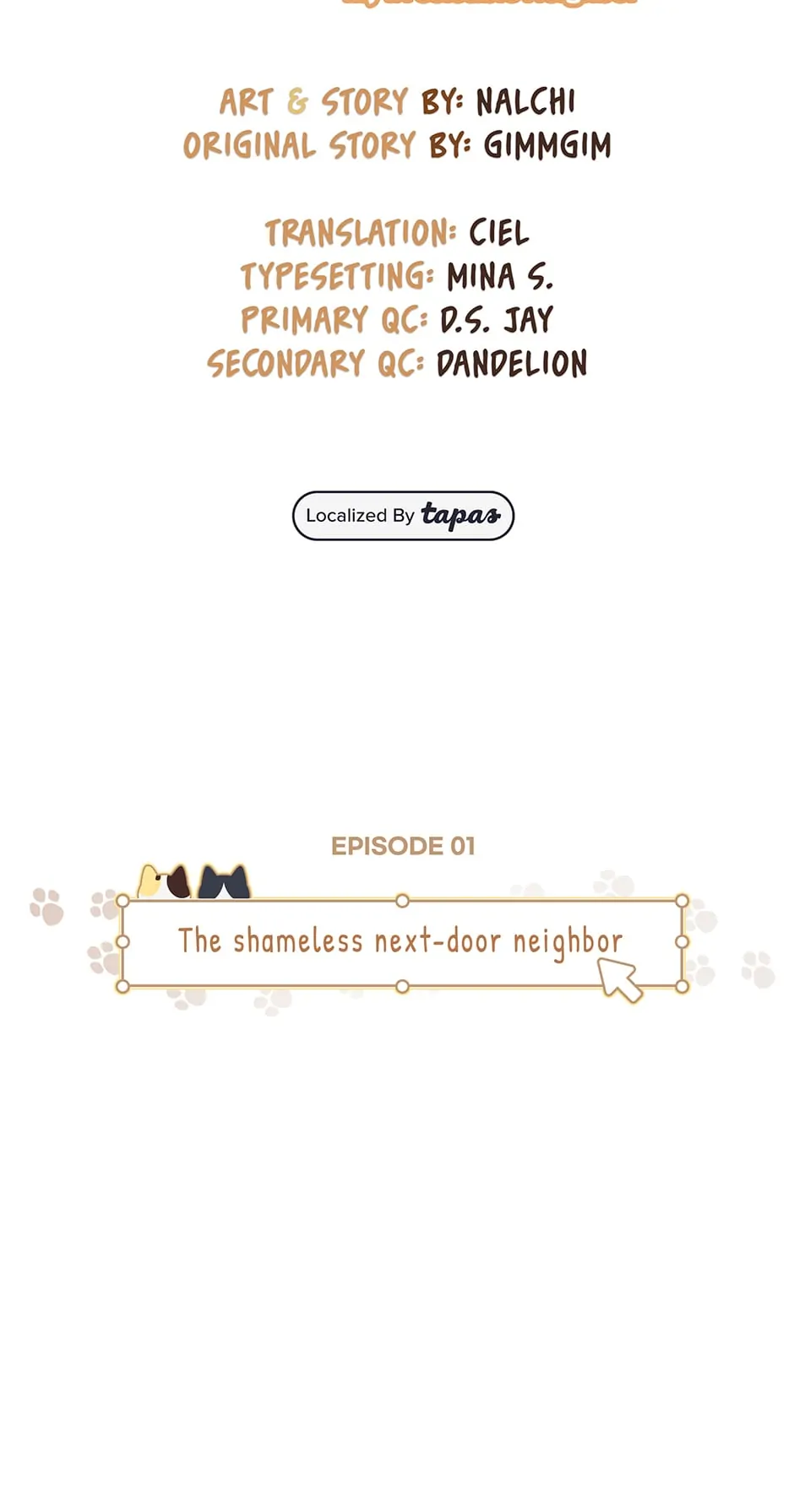 Muhyeok and Naui: My Irresistible Neighbor [Official] - 1. The Shamless Guy Next Door manhwa