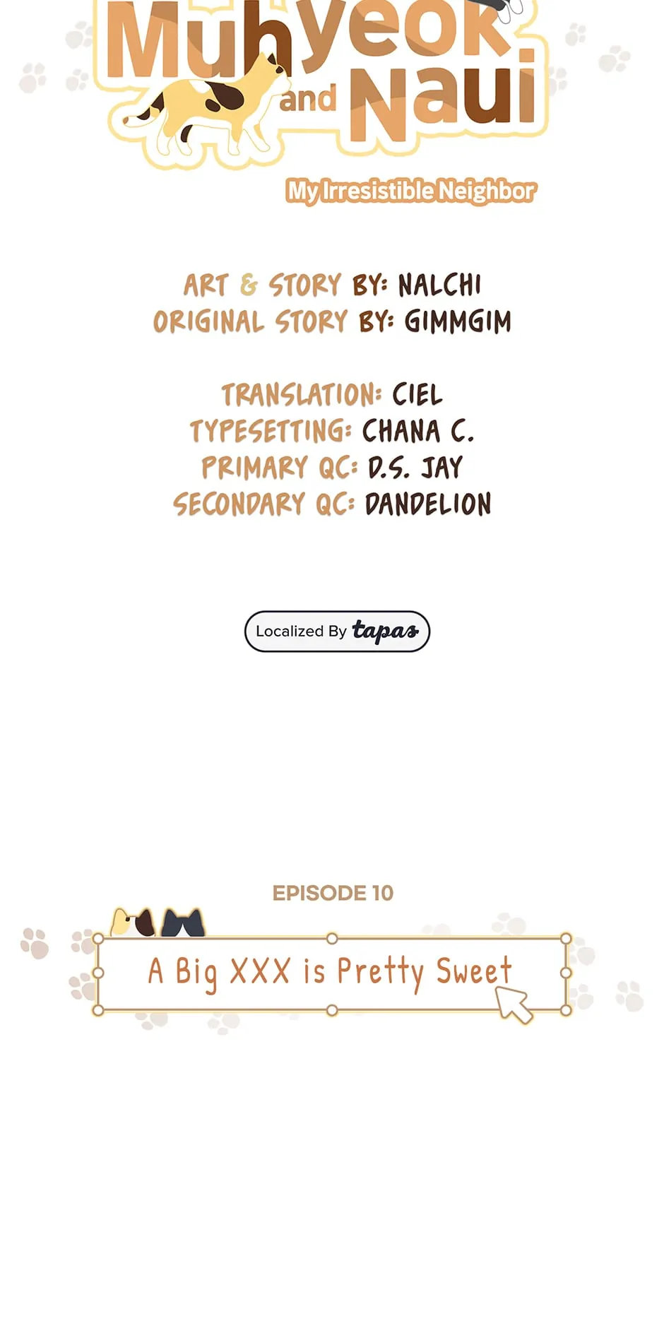Muhyeok and Naui: My Irresistible Neighbor [Official] - 10. A Big XXX is Pretty Sweet manhwa