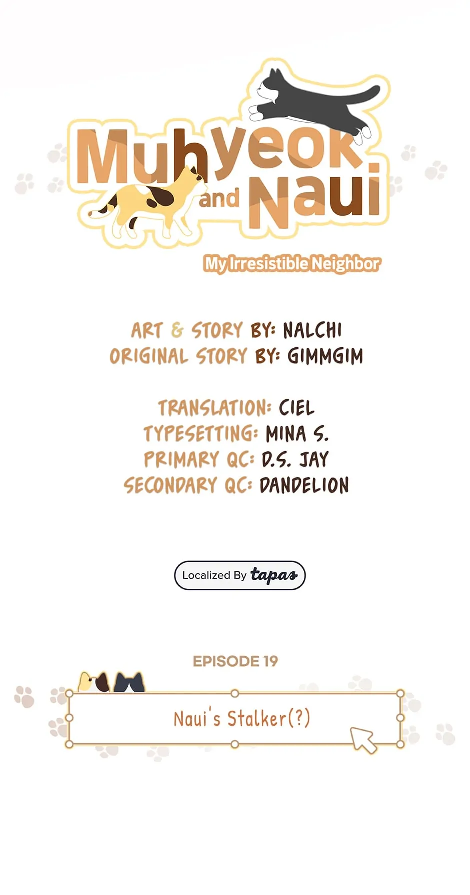Muhyeok and Naui: My Irresistible Neighbor [Official] - 19. Naui's Stalker(?) manhwa