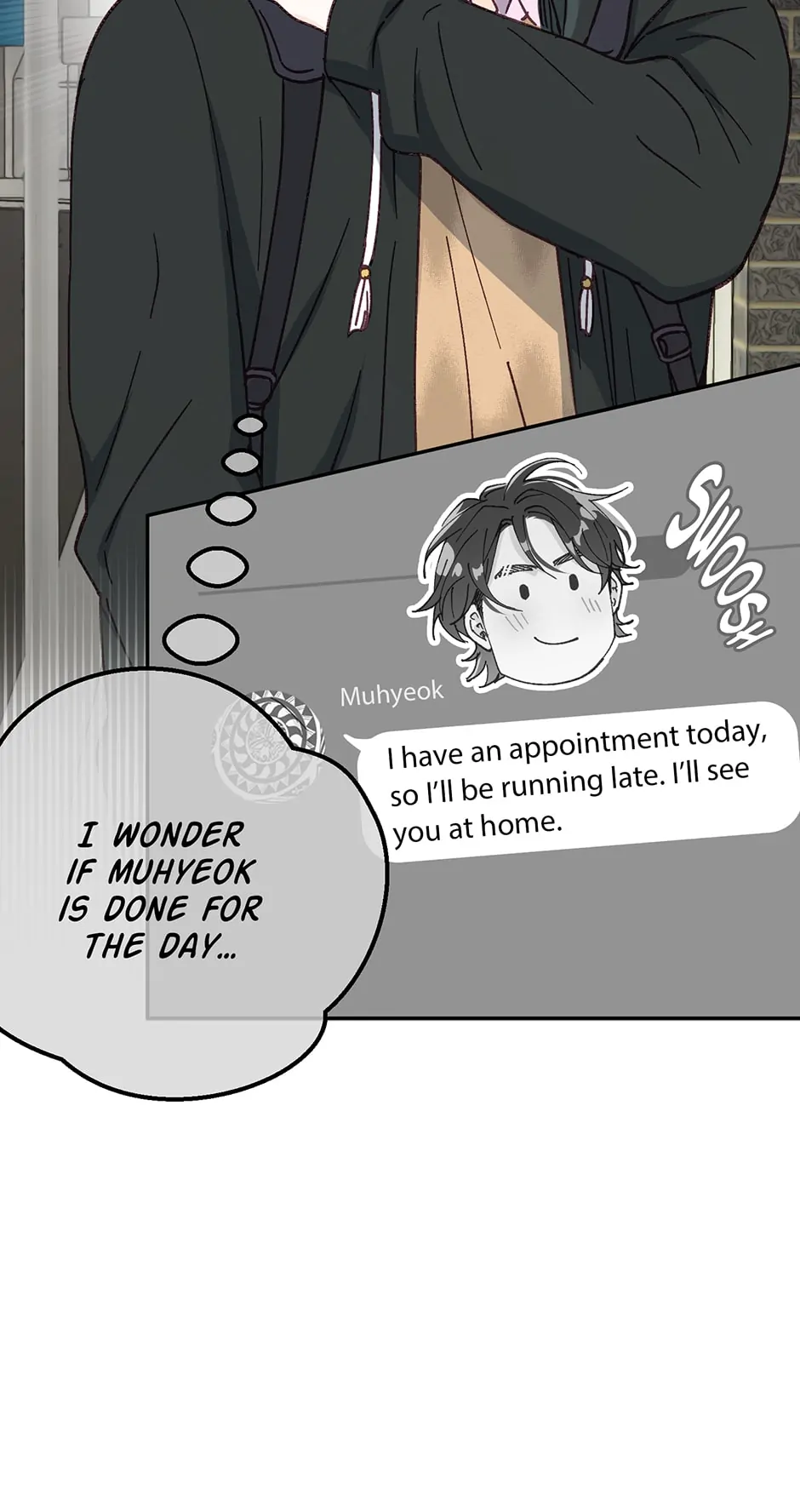 Muhyeok and Naui: My Irresistible Neighbor [Official] - 19. Naui's Stalker(?) manhwa