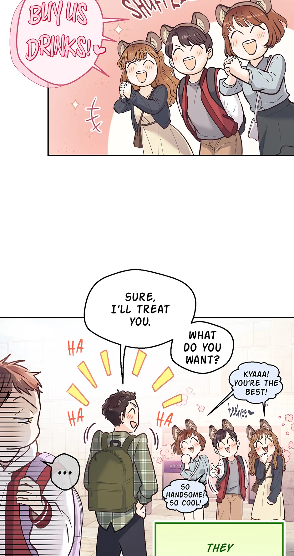Muhyeok and Naui: My Irresistible Neighbor [Official] - 40. SE1 - AU: The Generous Sunbae manhwa