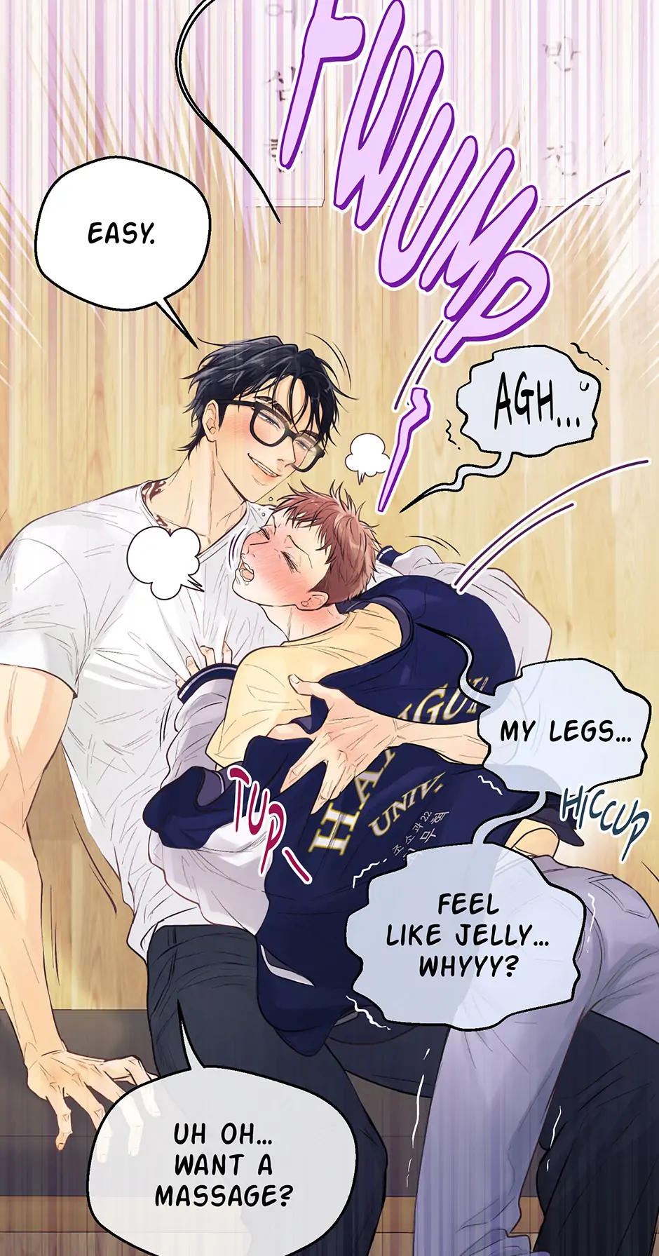 Muhyeok and Naui: My Irresistible Neighbor [Official] - 40. SE1 - AU: The Generous Sunbae manhwa