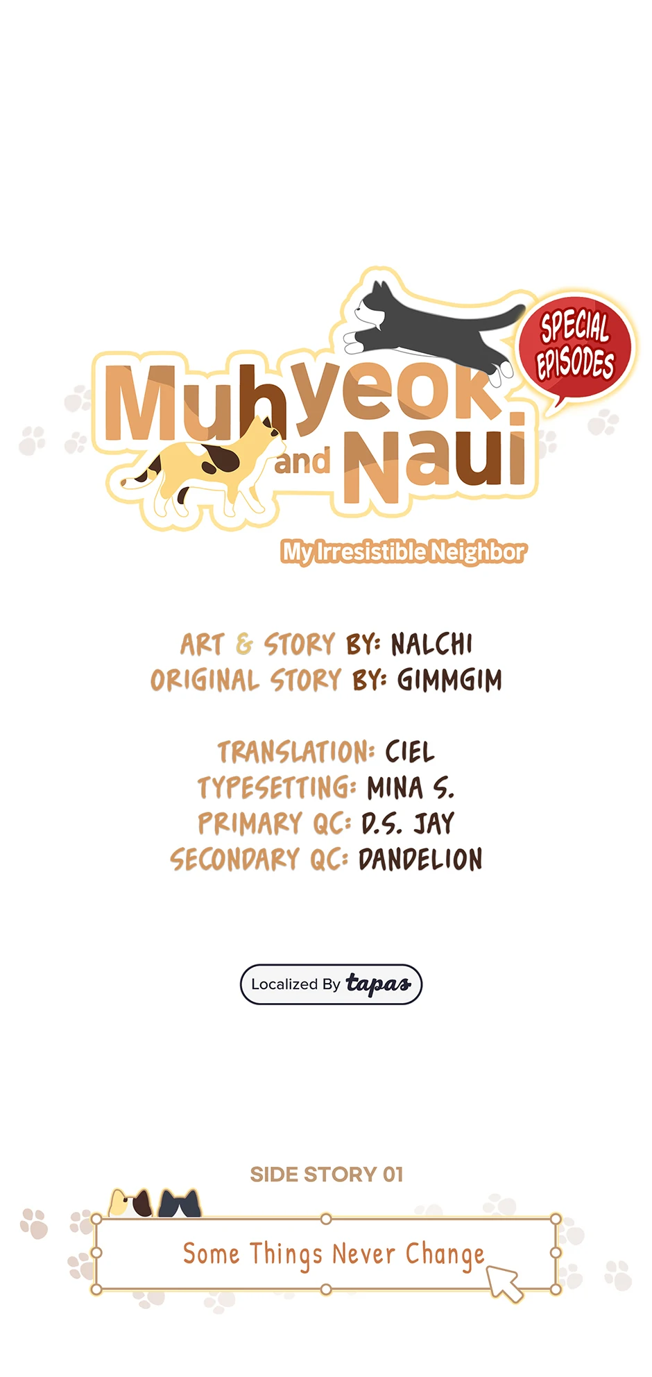 Muhyeok and Naui: My Irresistible Neighbor [Official] - SE 1: Some Things Never Change manhwa
