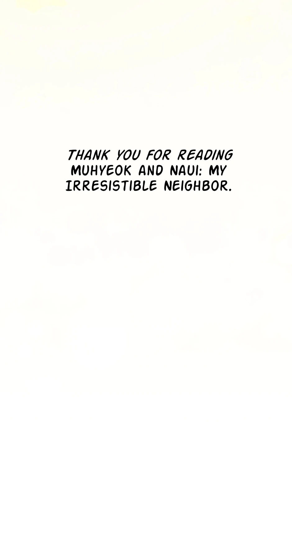 Muhyeok and Naui: My Irresistible Neighbor [Official] - SE 5: From Now On, Always (End) manhwa