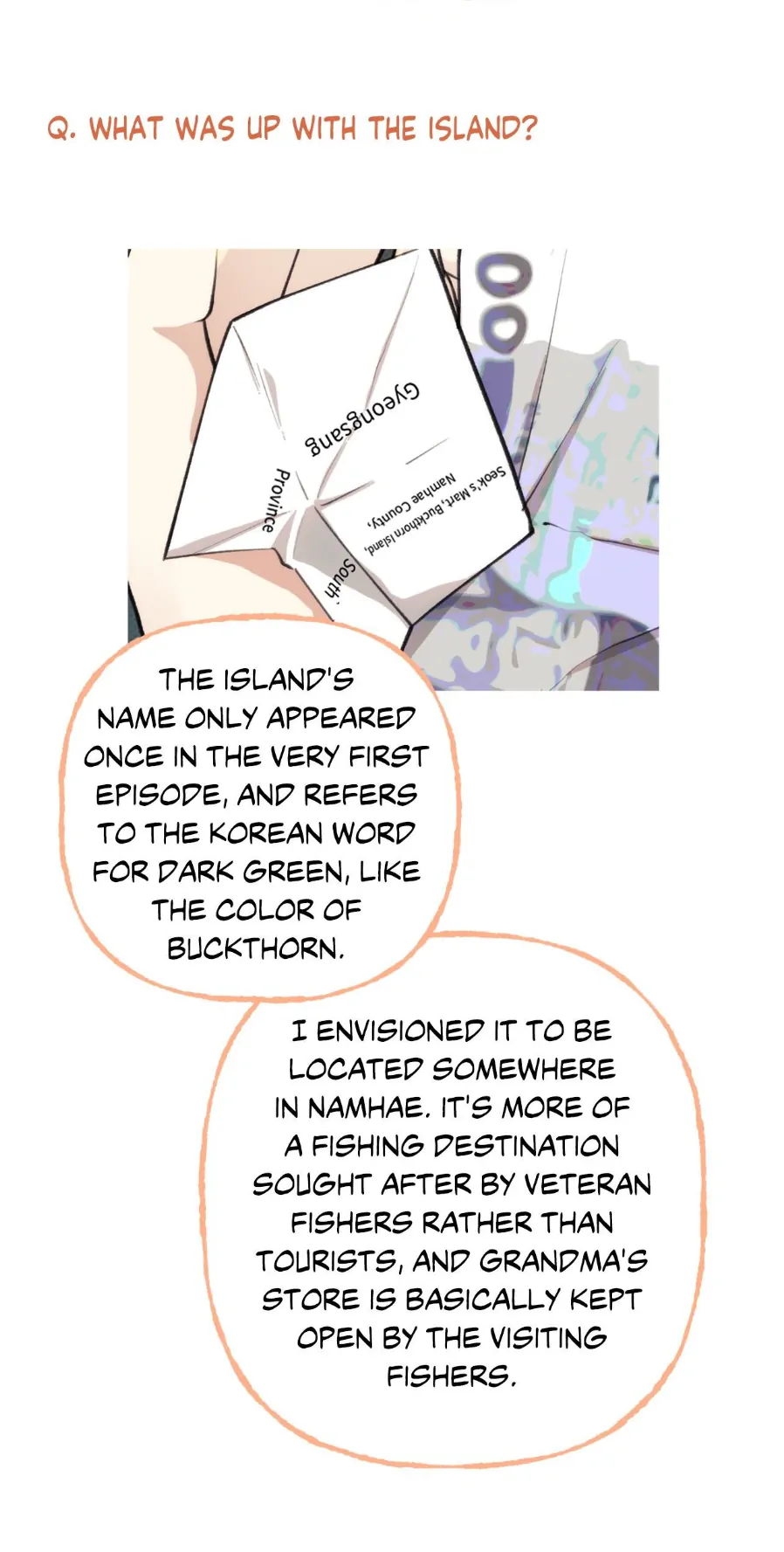 2020 [Official] - Creator's Note manhwa