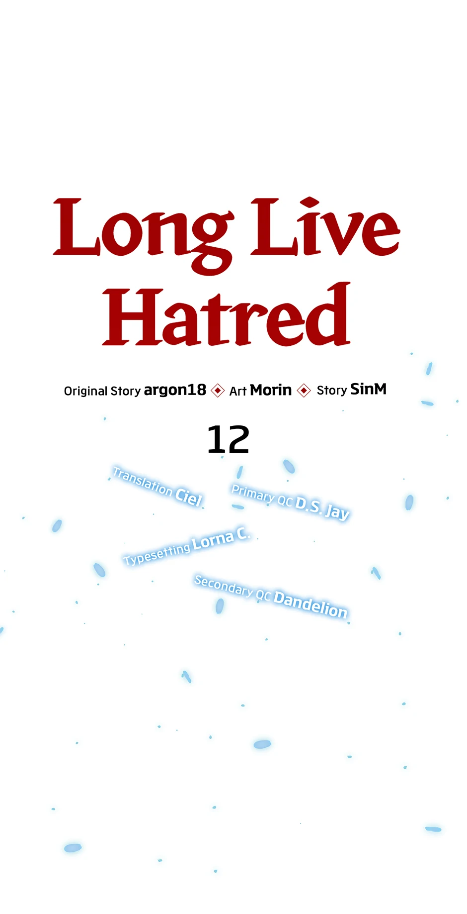 Long Live Hatred - Chapter 12 manhwa