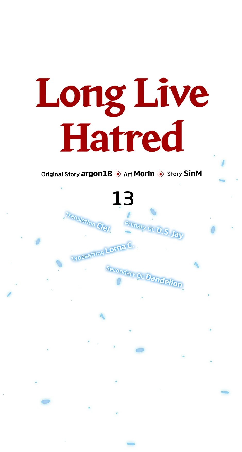 Long Live Hatred - Chapter 13 manhwa