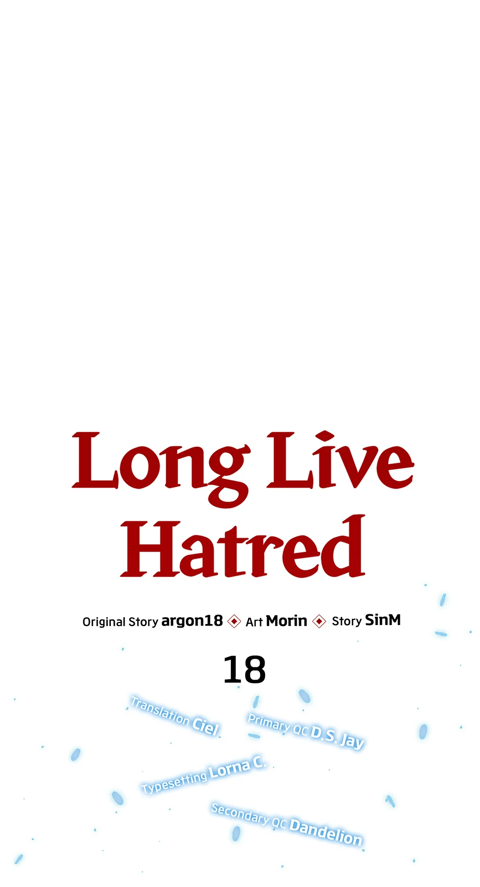 Long Live Hatred - Chapter 18 manhwa