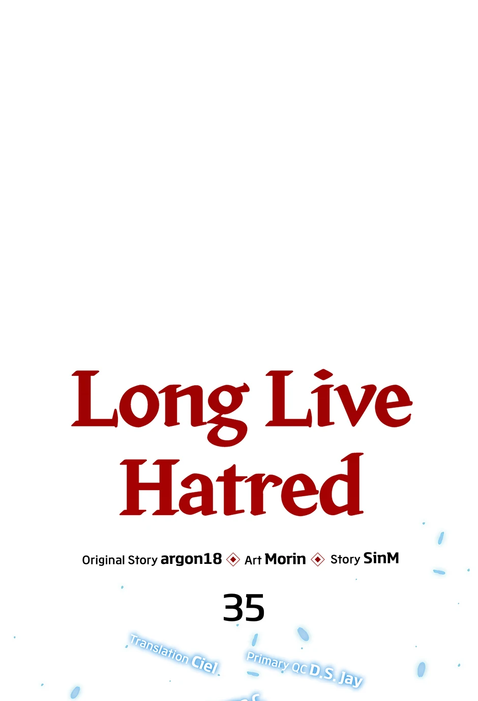 Long Live Hatred - Chapter 35 manhwa