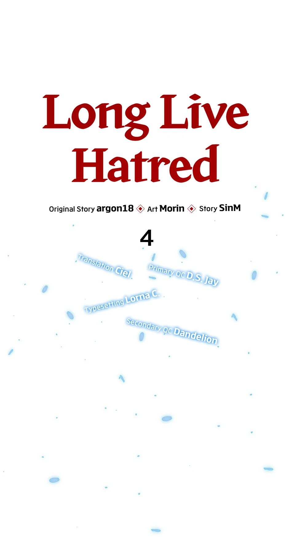 Long Live Hatred - Chapter 4 manhwa