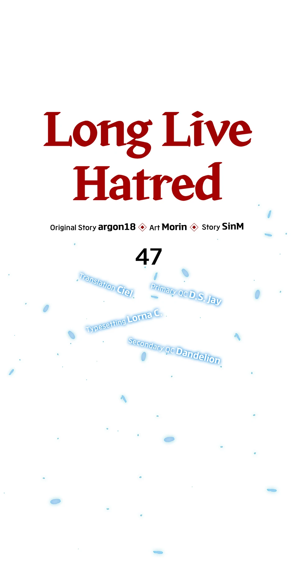 Long Live Hatred - Chapter 47 manhwa