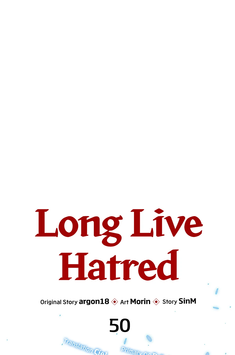 Long Live Hatred - Chapter 50 manhwa