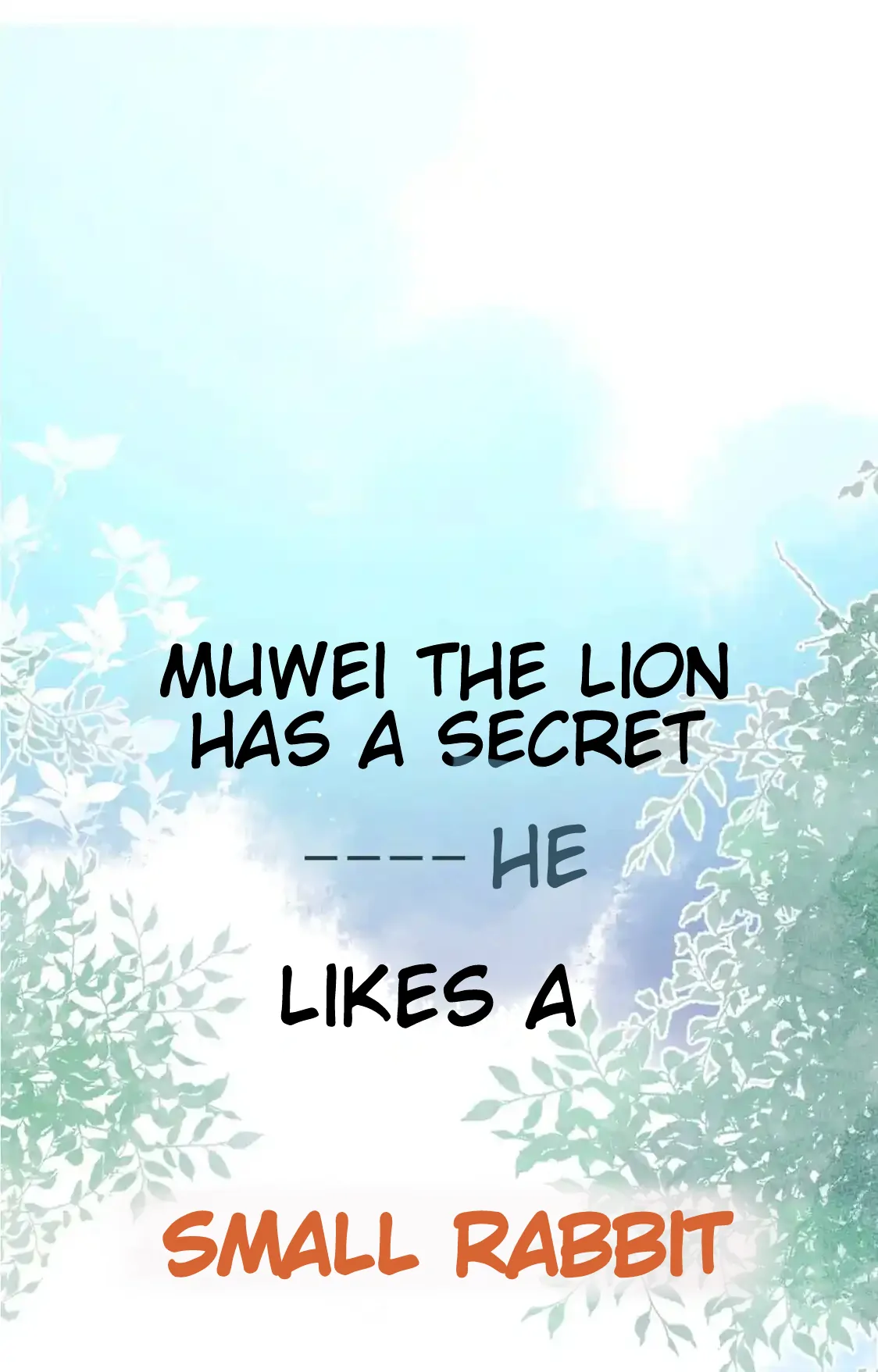Eat a Rabbit in One Bite - Prologue: The Lion's Little Secret manhwa