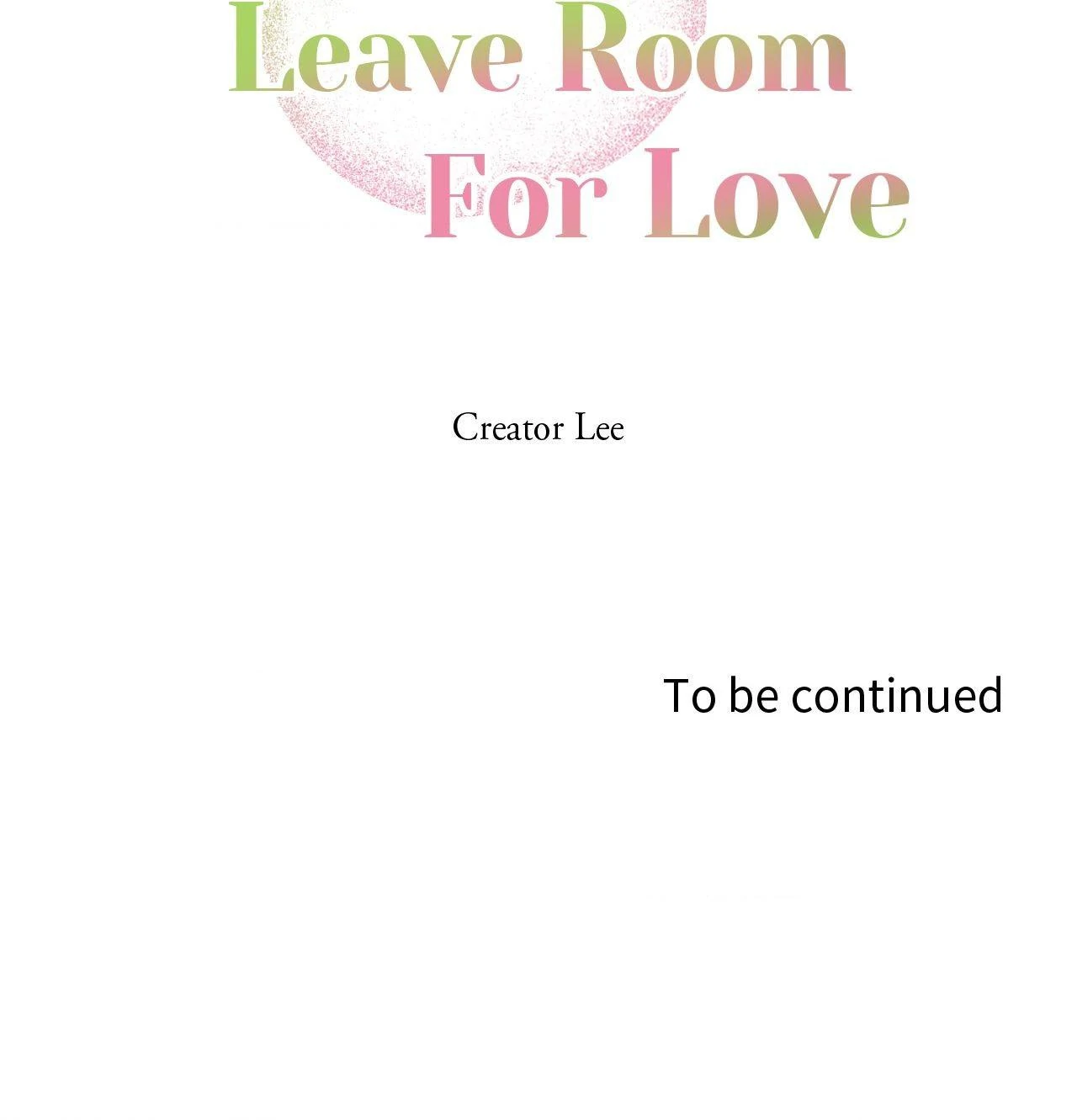 Leave Room for Love「Official」 - Chapter 48 manhwa