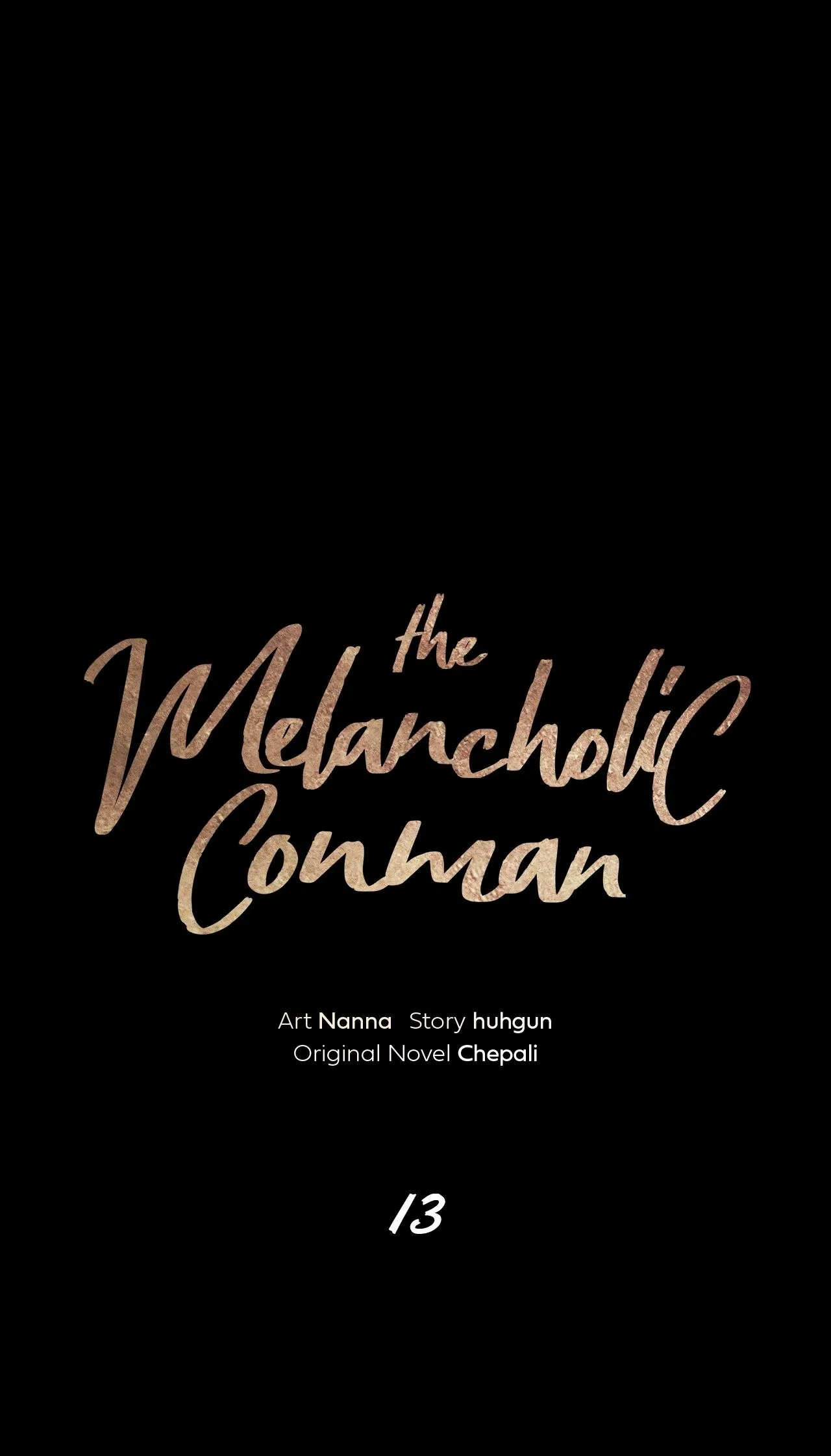 The Melancholic Conman - Chapter 13 manhwa