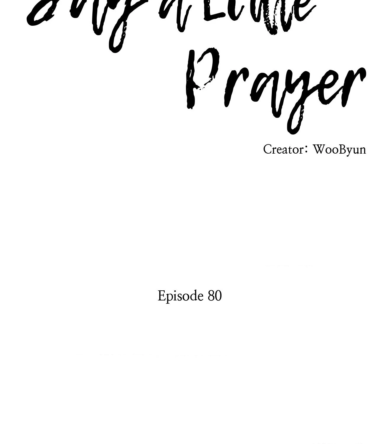 Say a Little Prayer - Chapter 80 manhwa