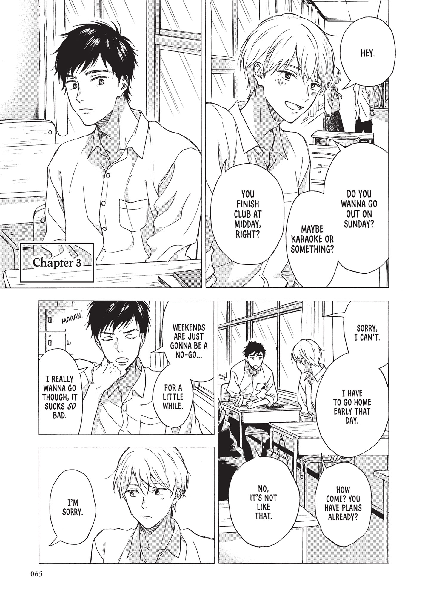 Ameagari no Bokura ni Tsuite (Official) - Volume 1 Chapter 3 manhwa