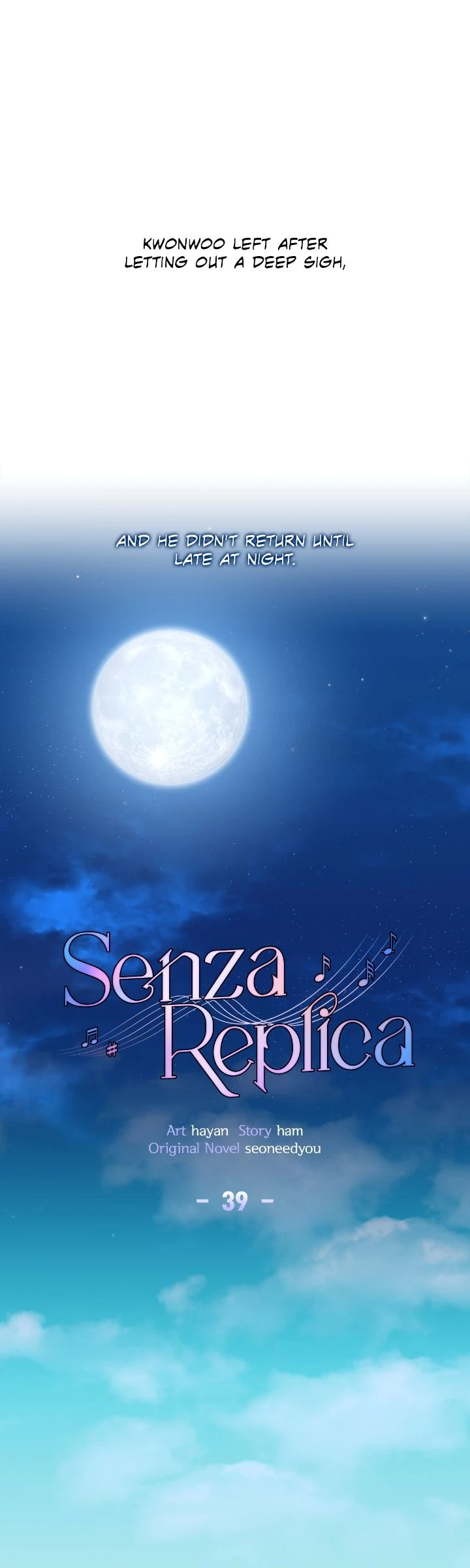 Senza Replica [Official] - Chapter 39 manhwa