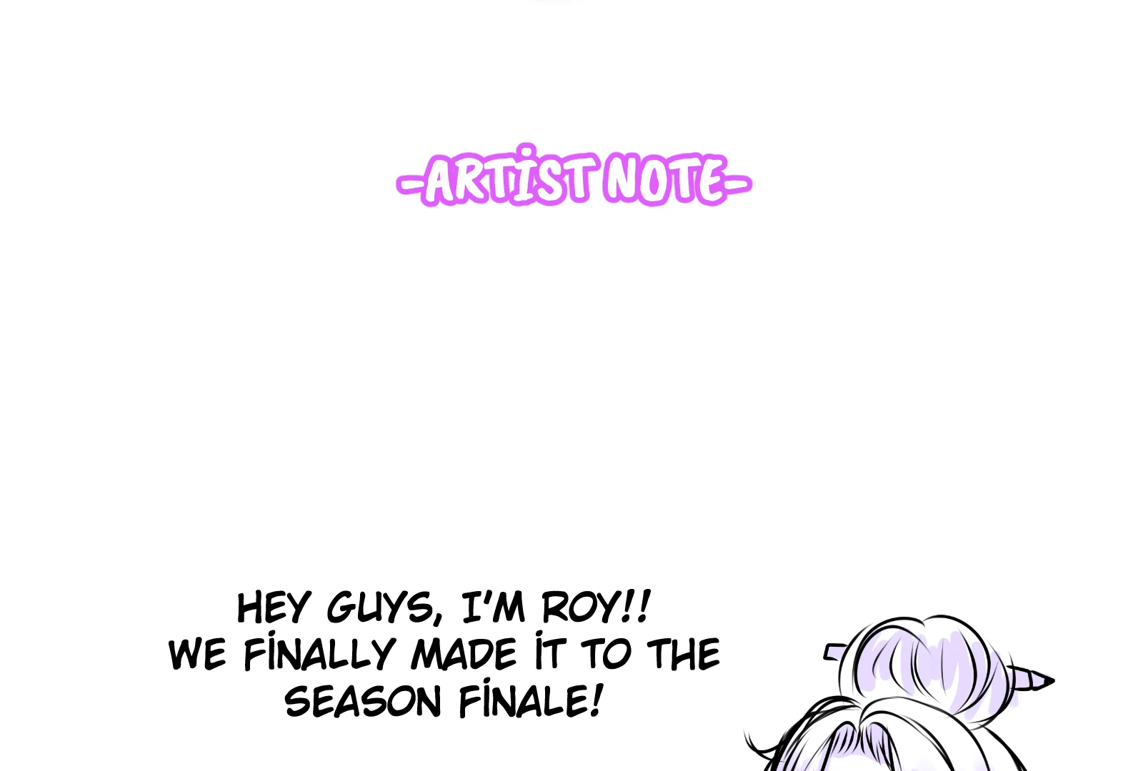 Beyond the Headlines(Official) - Artist note- manhwa