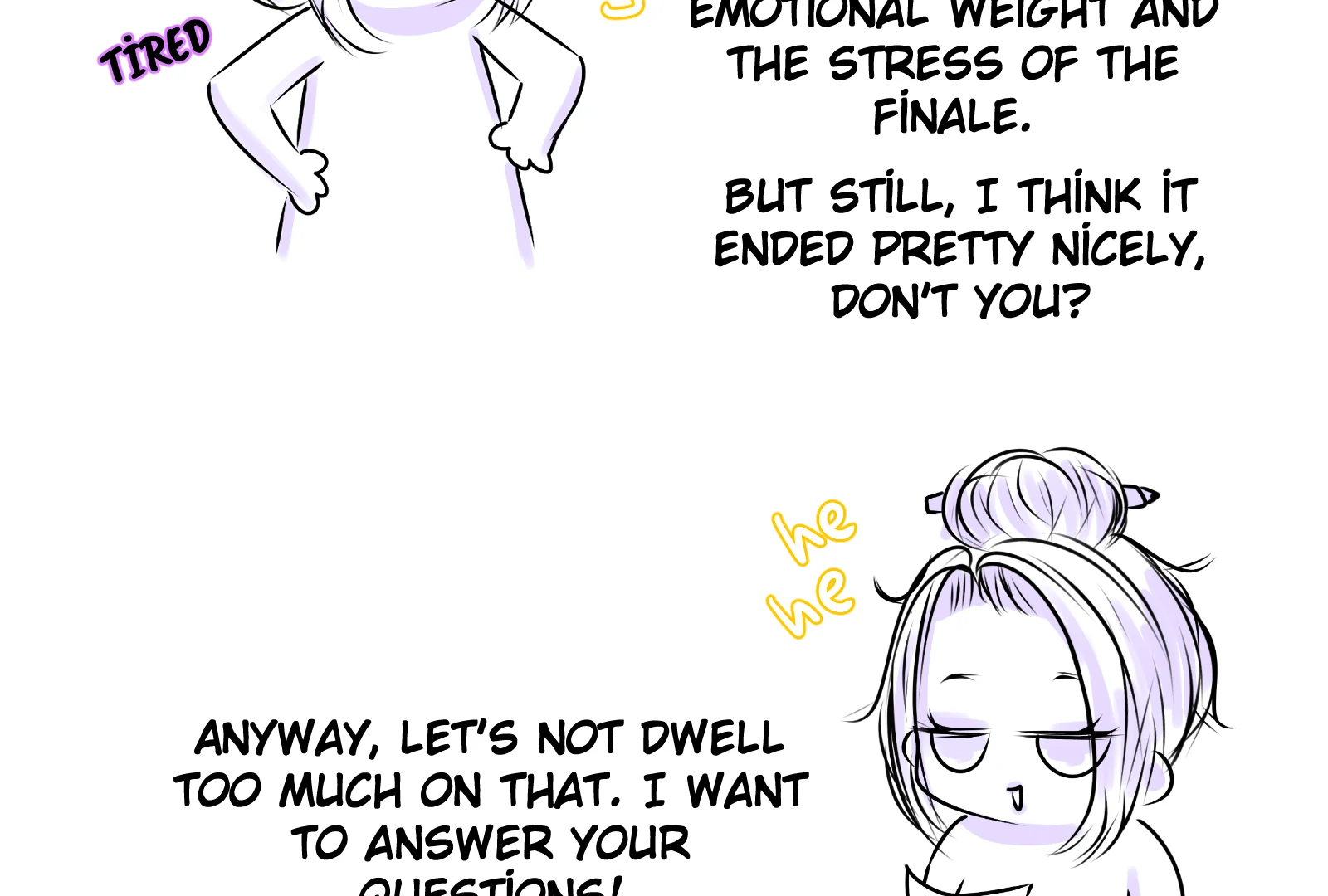 Beyond the Headlines(Official) - Artist note- manhwa
