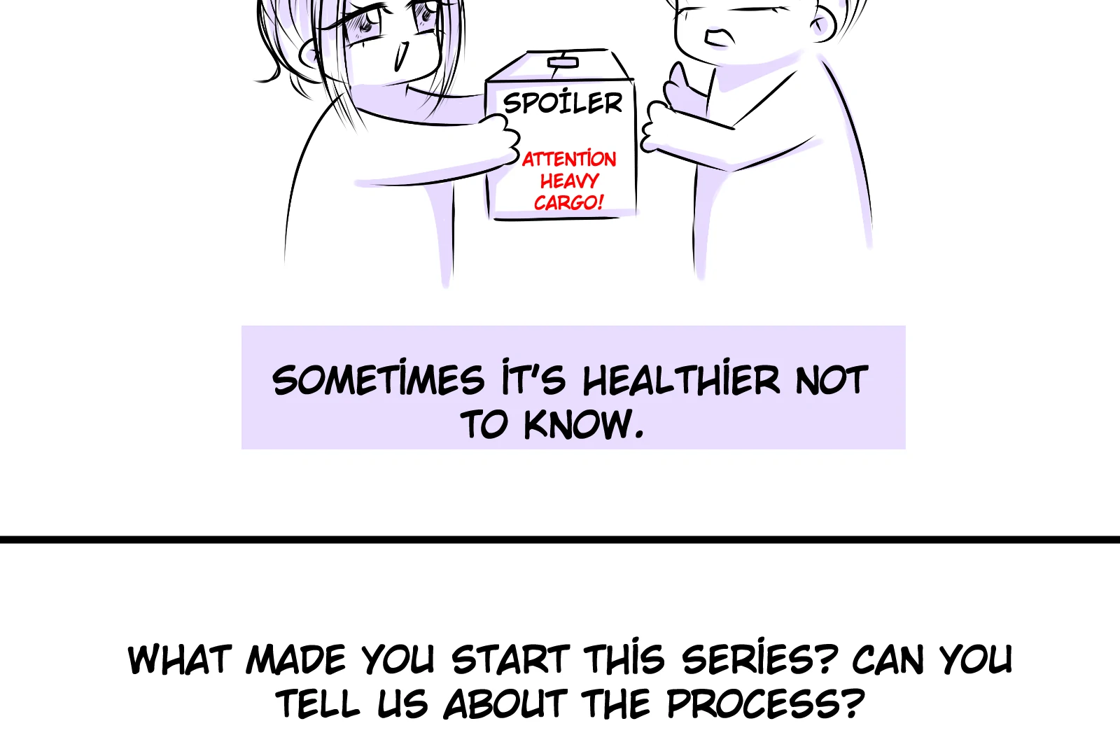 Beyond the Headlines(Official) - Artist note- manhwa