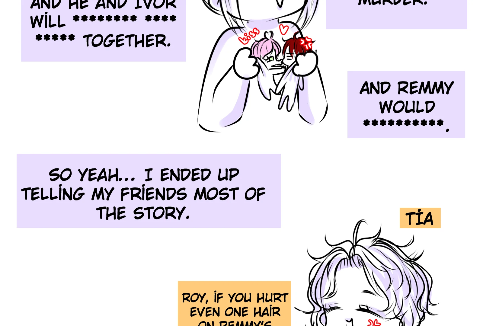 Beyond the Headlines(Official) - Artist note- manhwa