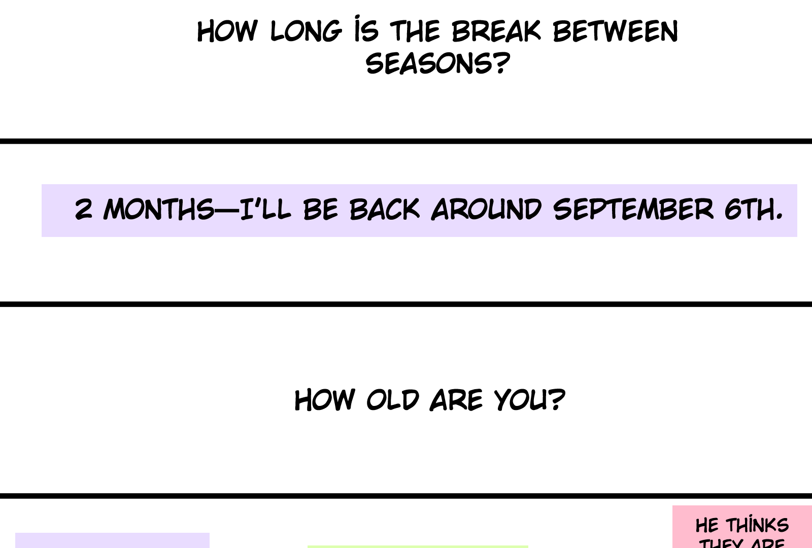 Beyond the Headlines(Official) - Artist note- manhwa