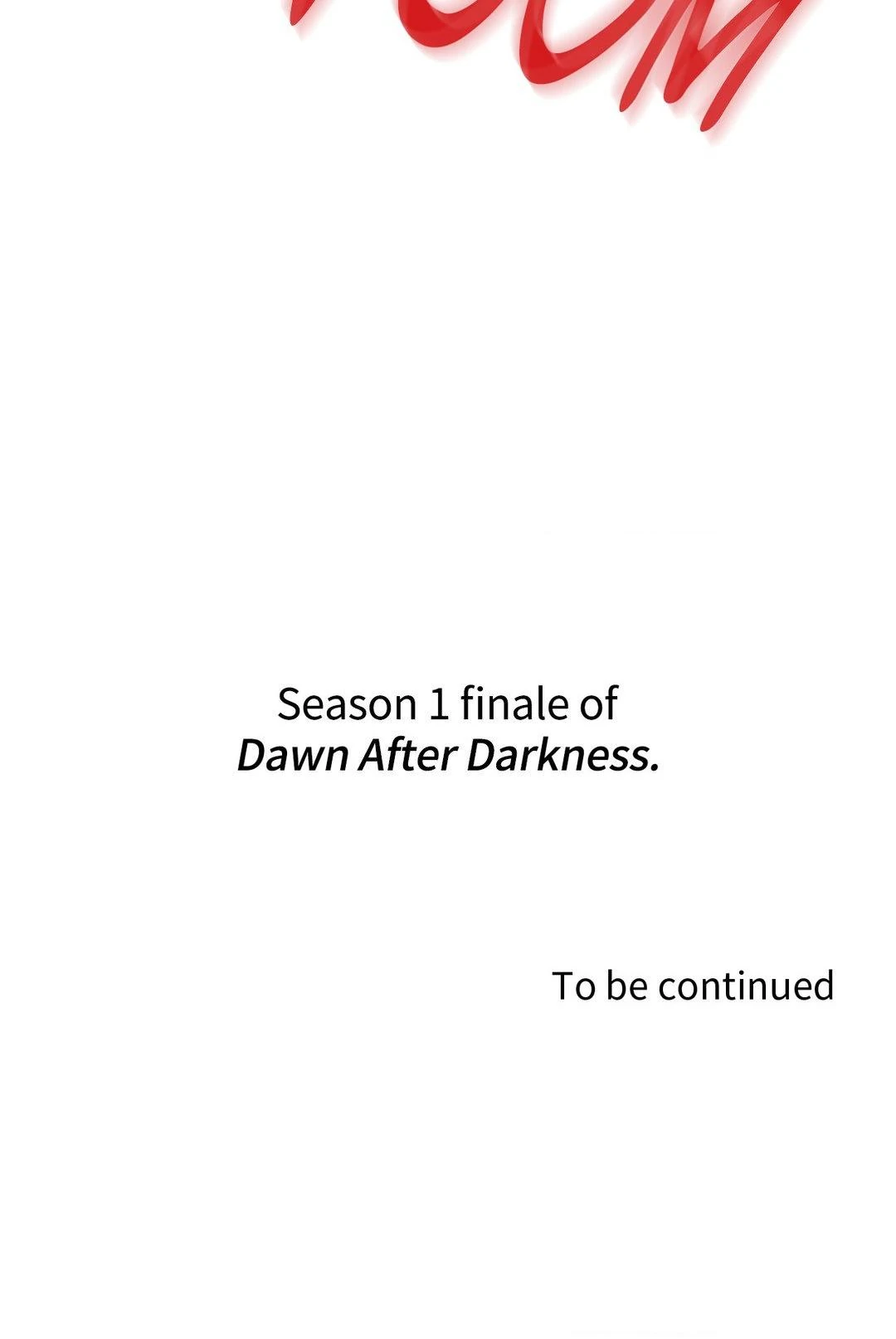 Dawn After Darkness [Official] - Season 1 Finale manhwa
