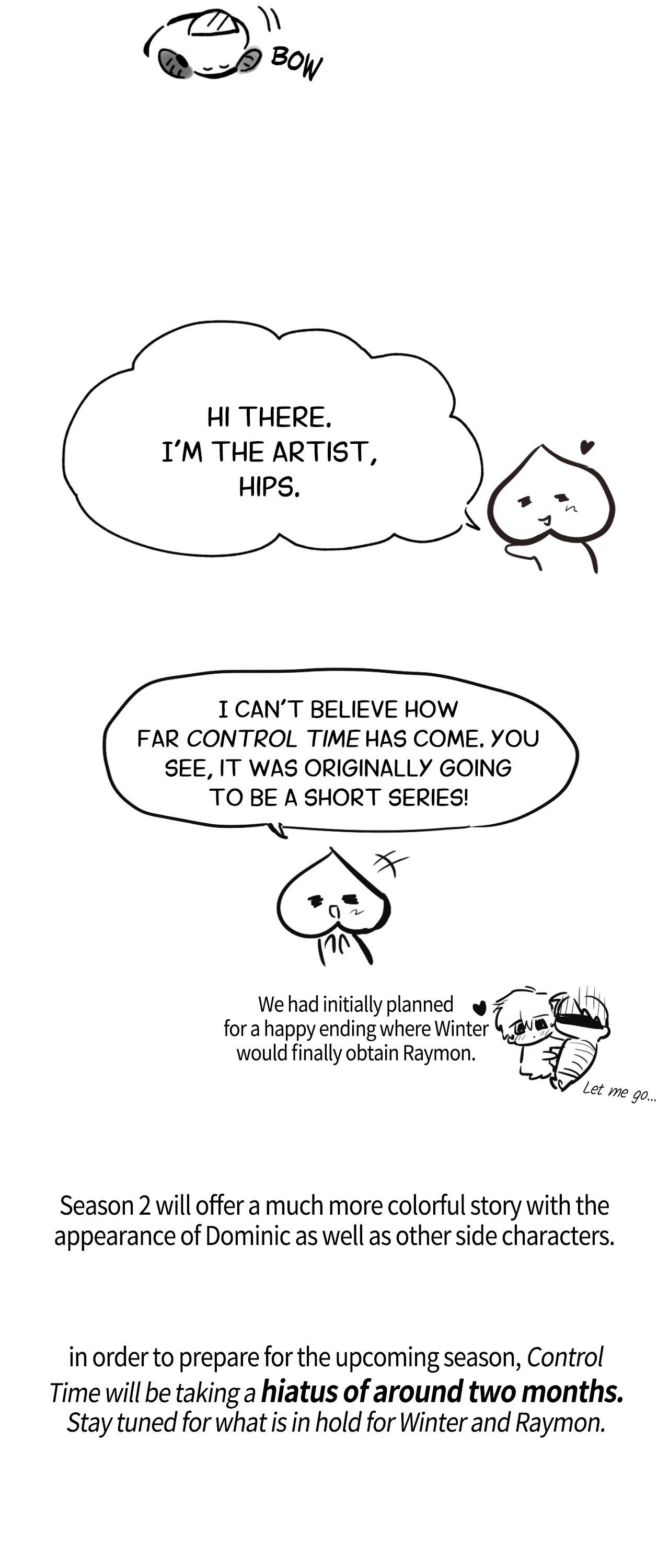 Control Time [Official] - Creator's Note manhwa