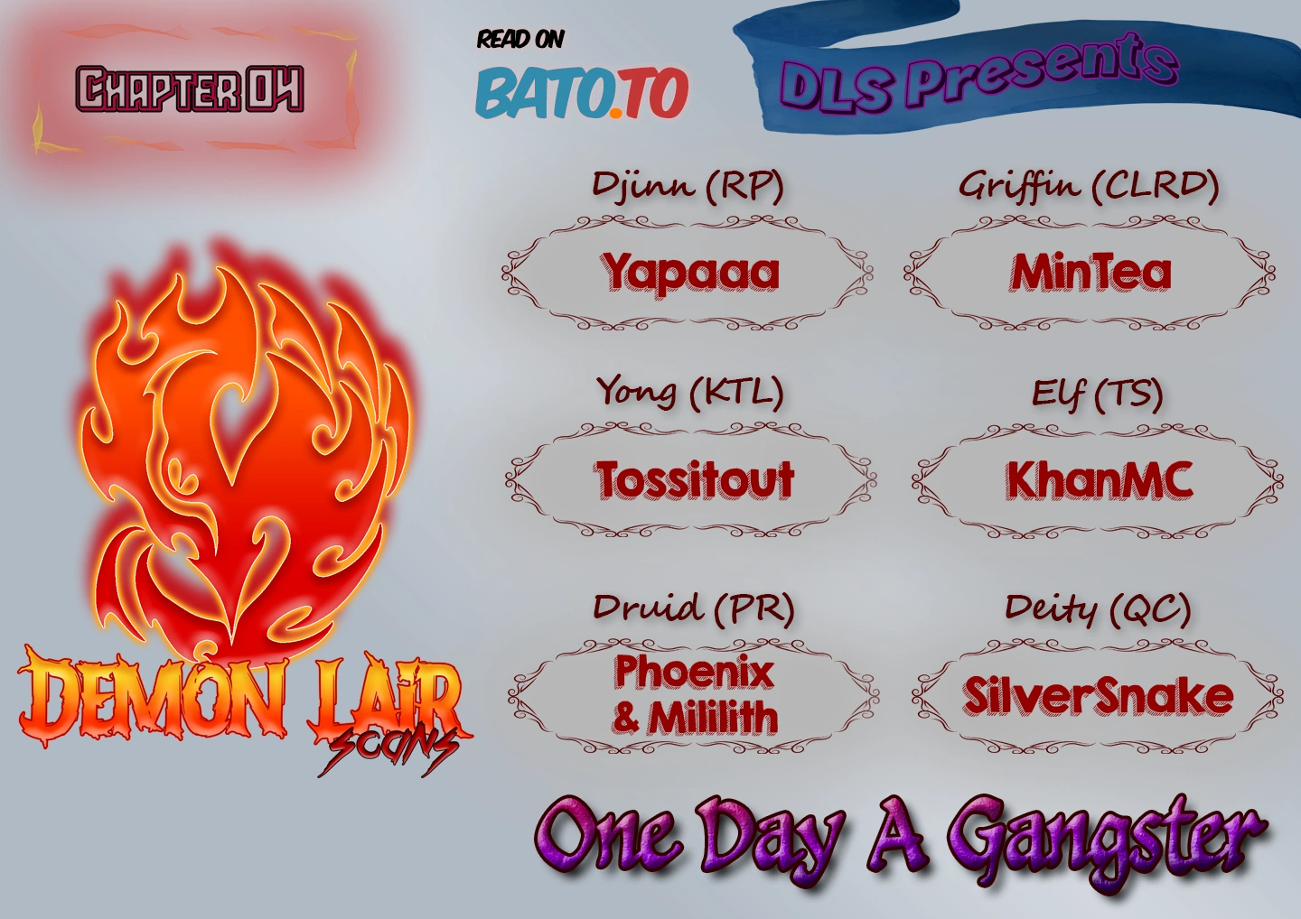 One Day a Gangster 𖤍 DLS 𖤍 - Chapter 04 manhwa