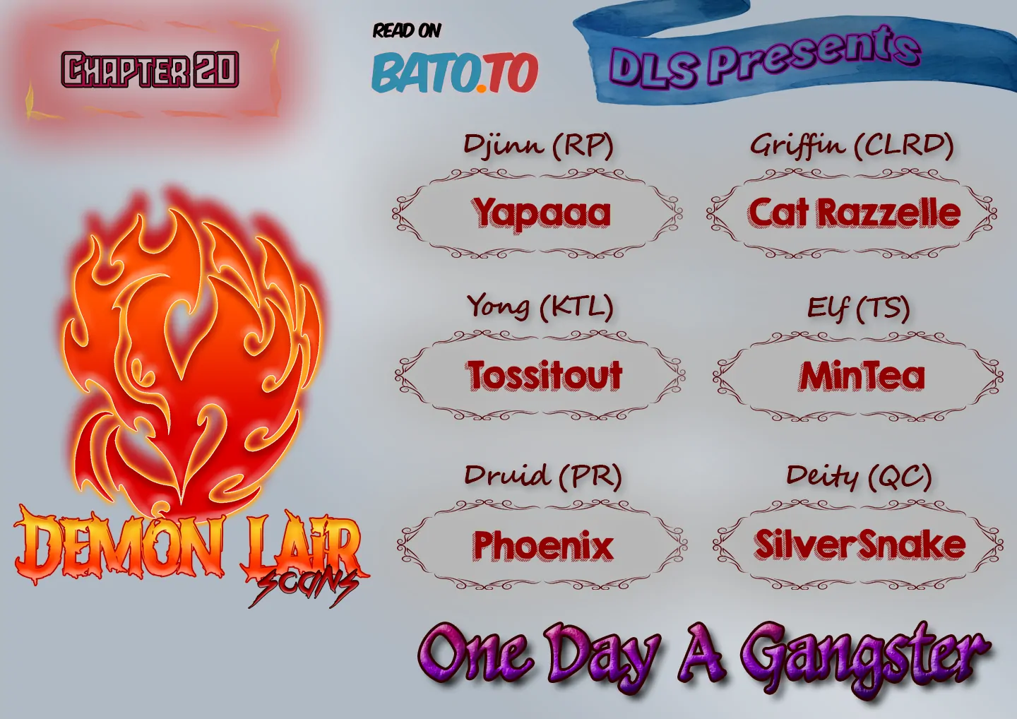 One Day a Gangster 𖤍 DLS 𖤍 - Chapter 20 manhwa