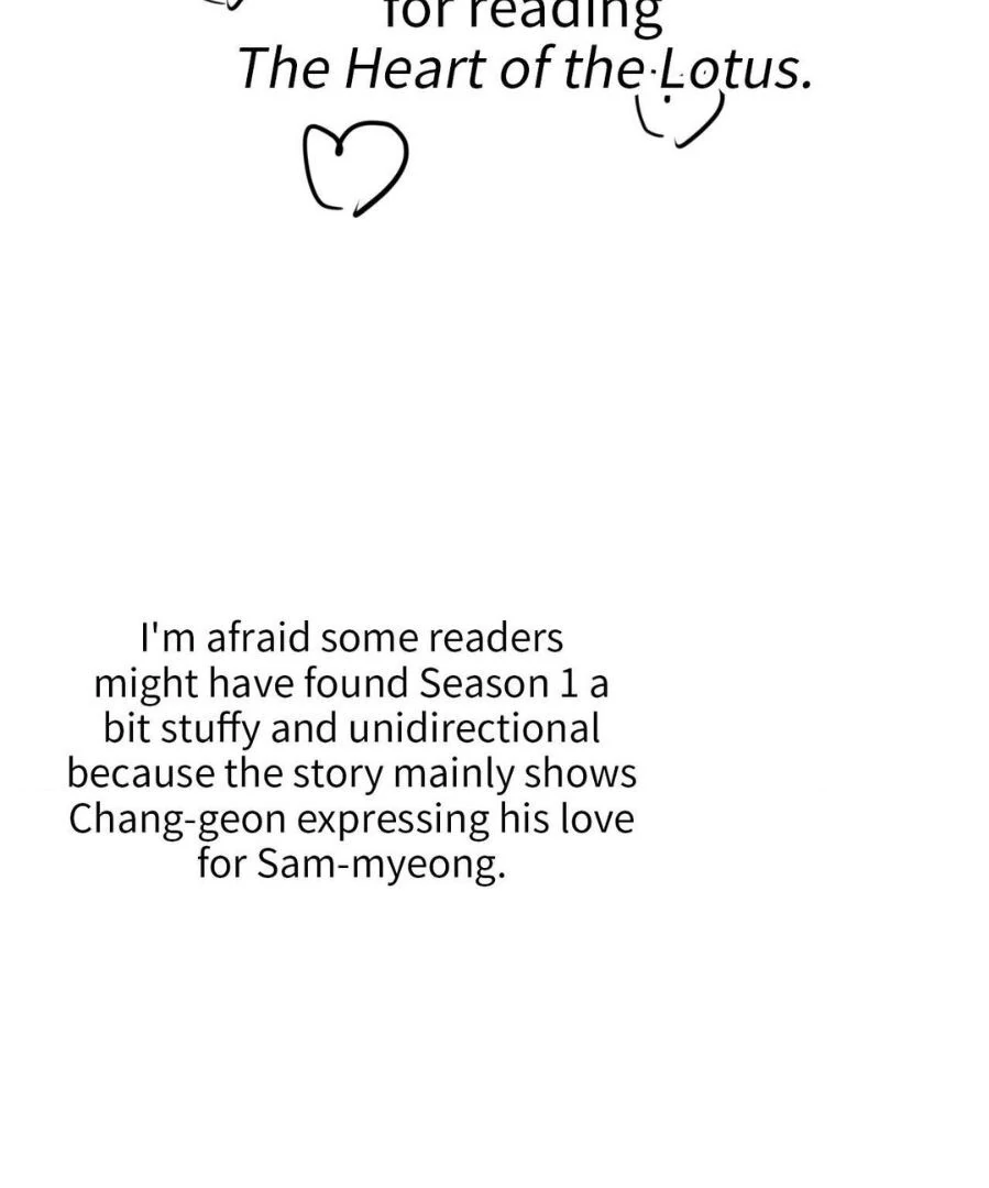 The Heart of the Lotus [Official] - Creator's Note manhwa