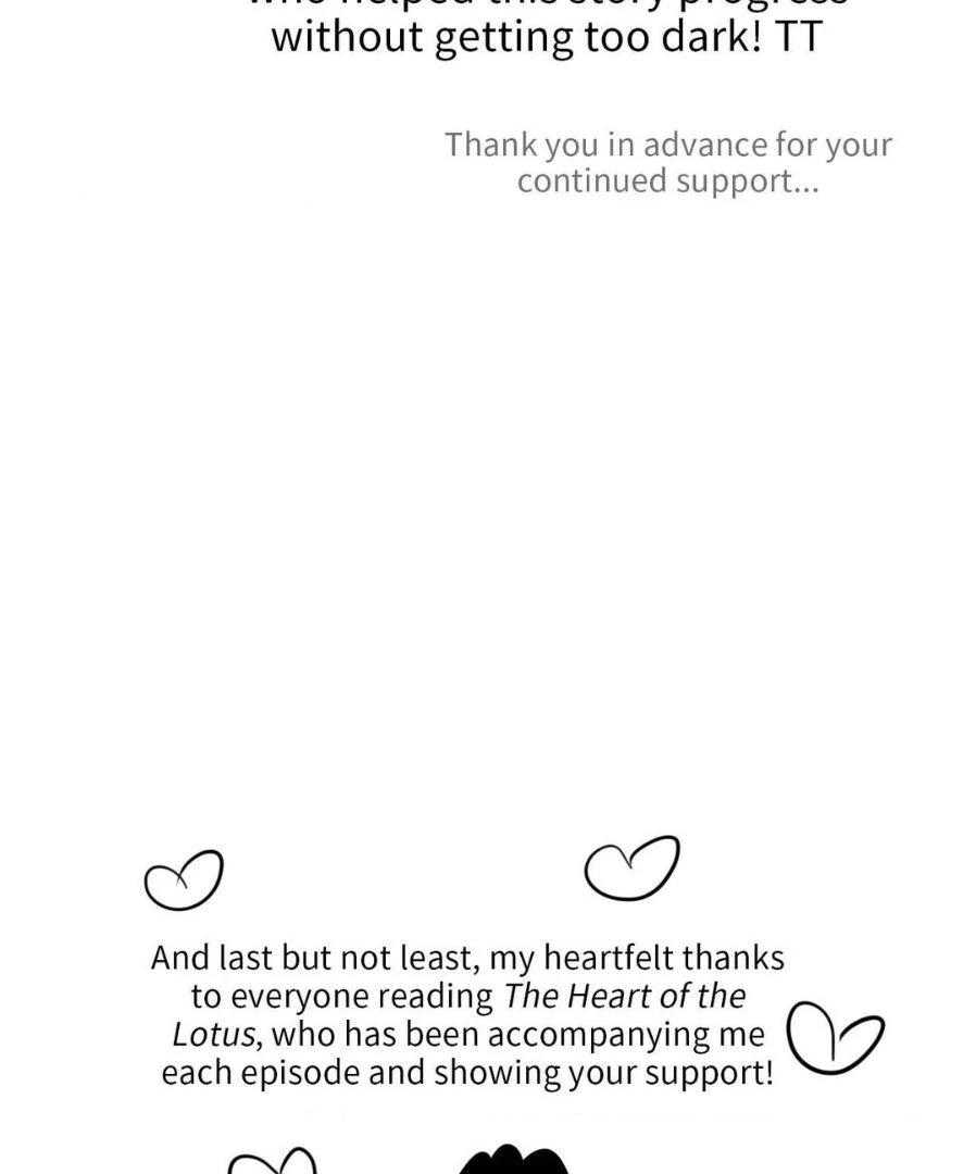 The Heart of the Lotus [Official] - Creator's Note manhwa