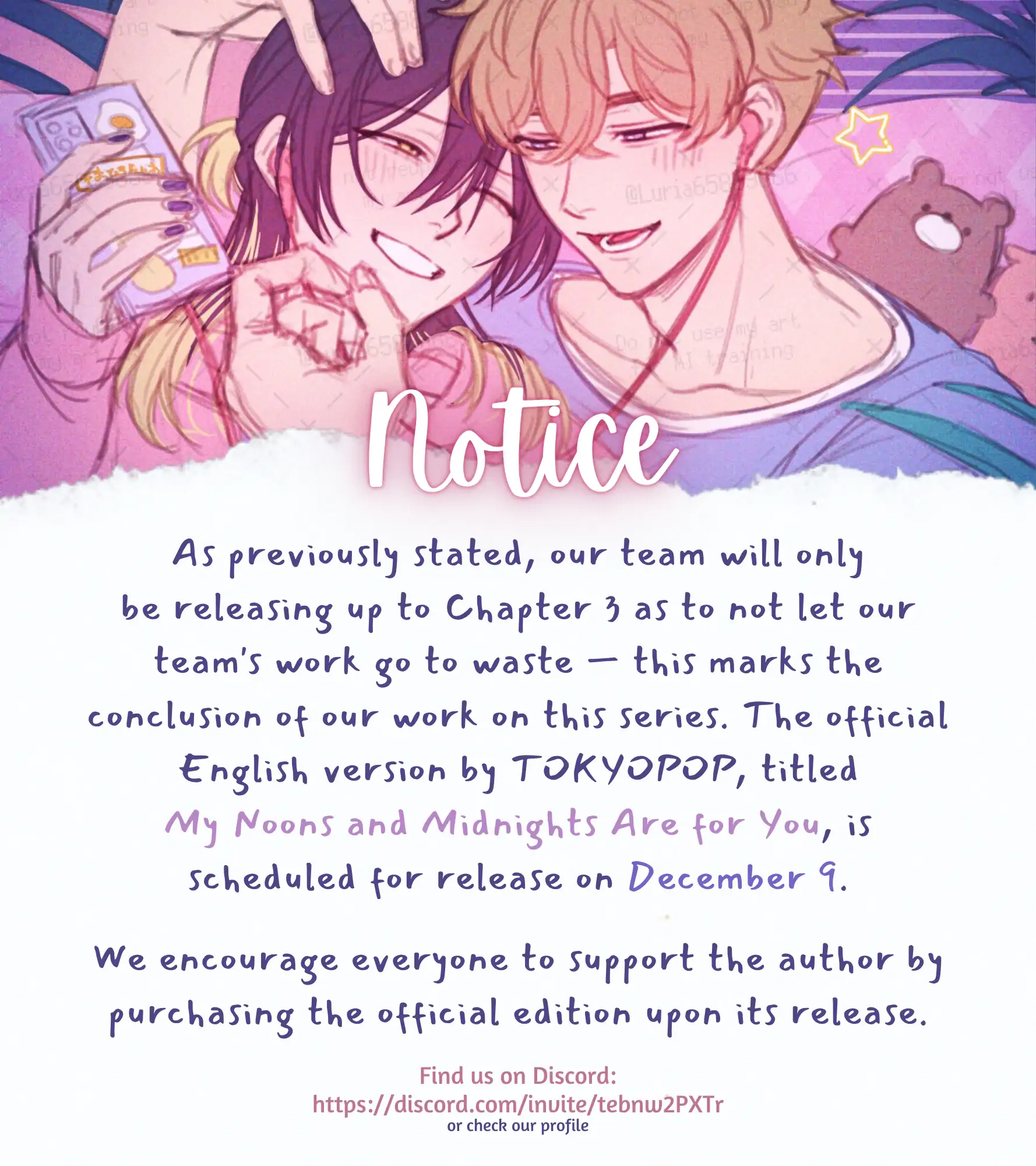 Mayonaka no Ore wo Mite - Volume 1 Chapter 3 manhwa