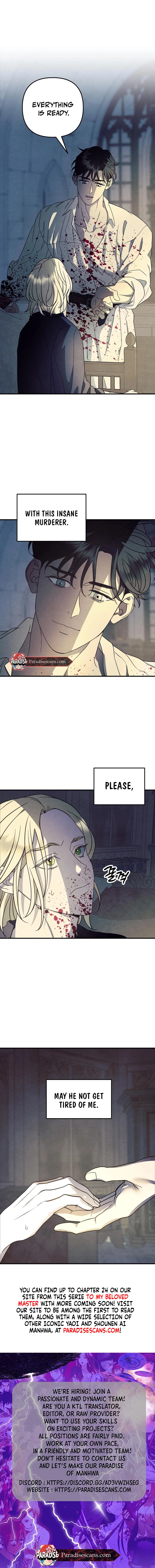 To My Beloved Master ( PARADISE X SAKISOS ) - Chapter 13 manhwa