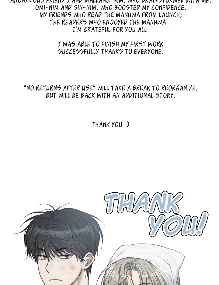 No Returns After Use - Season 1 Afterword manhwa