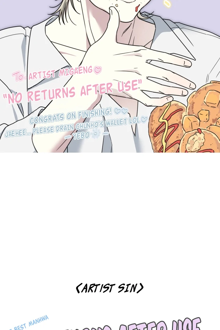 No Returns After Use - Season 1 Afterword manhwa