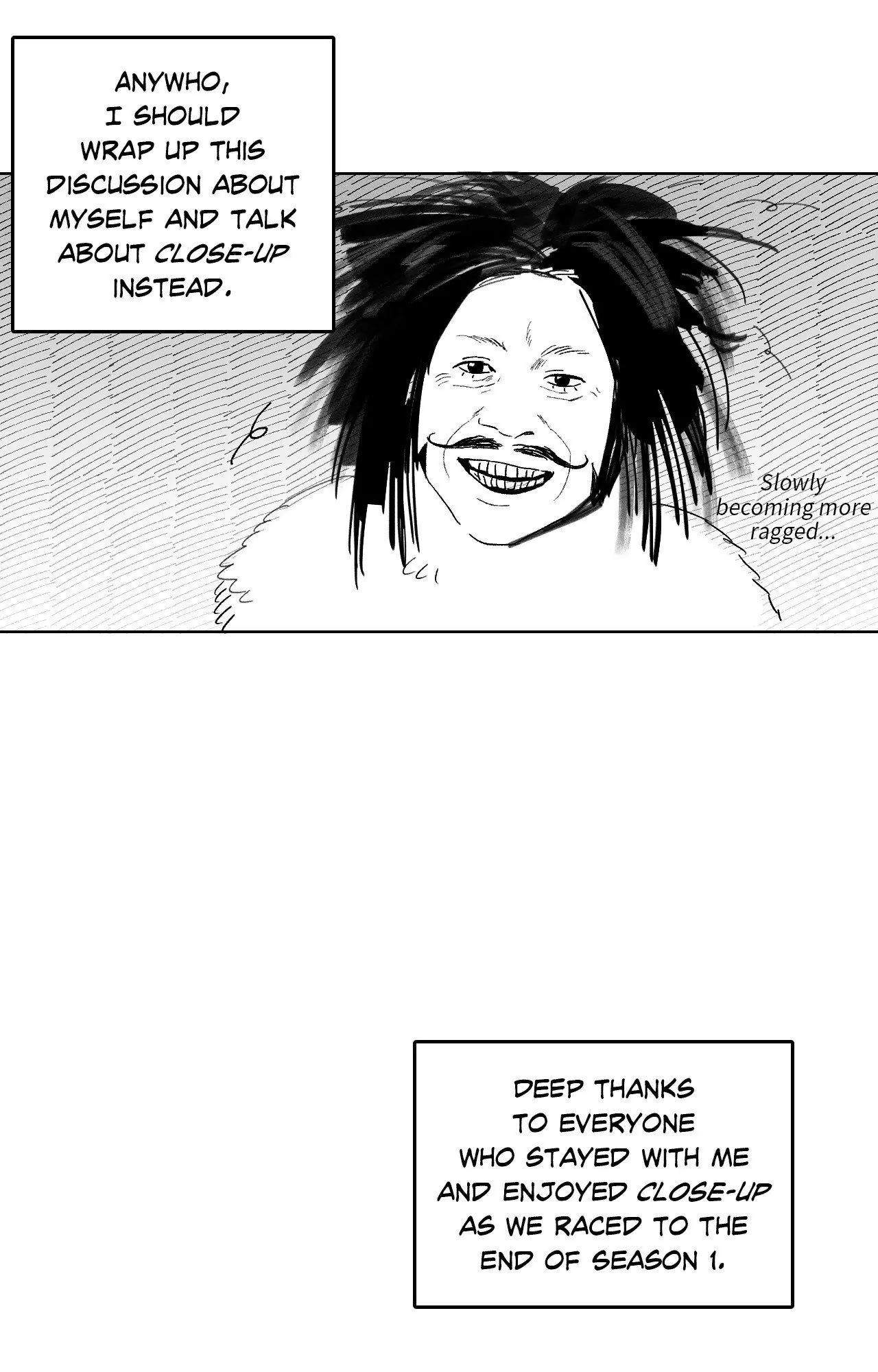 Close-Up [Official] - Creator's Note manhwa