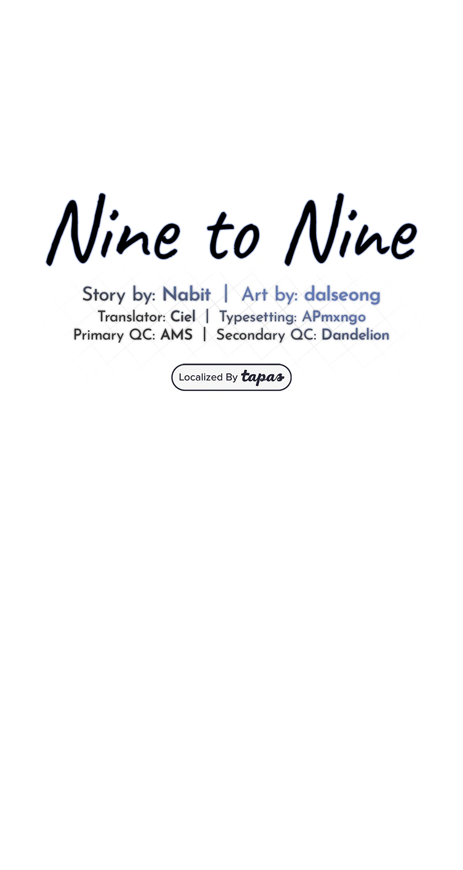 Nine to Nine [Official] - 0. Prologue manhwa