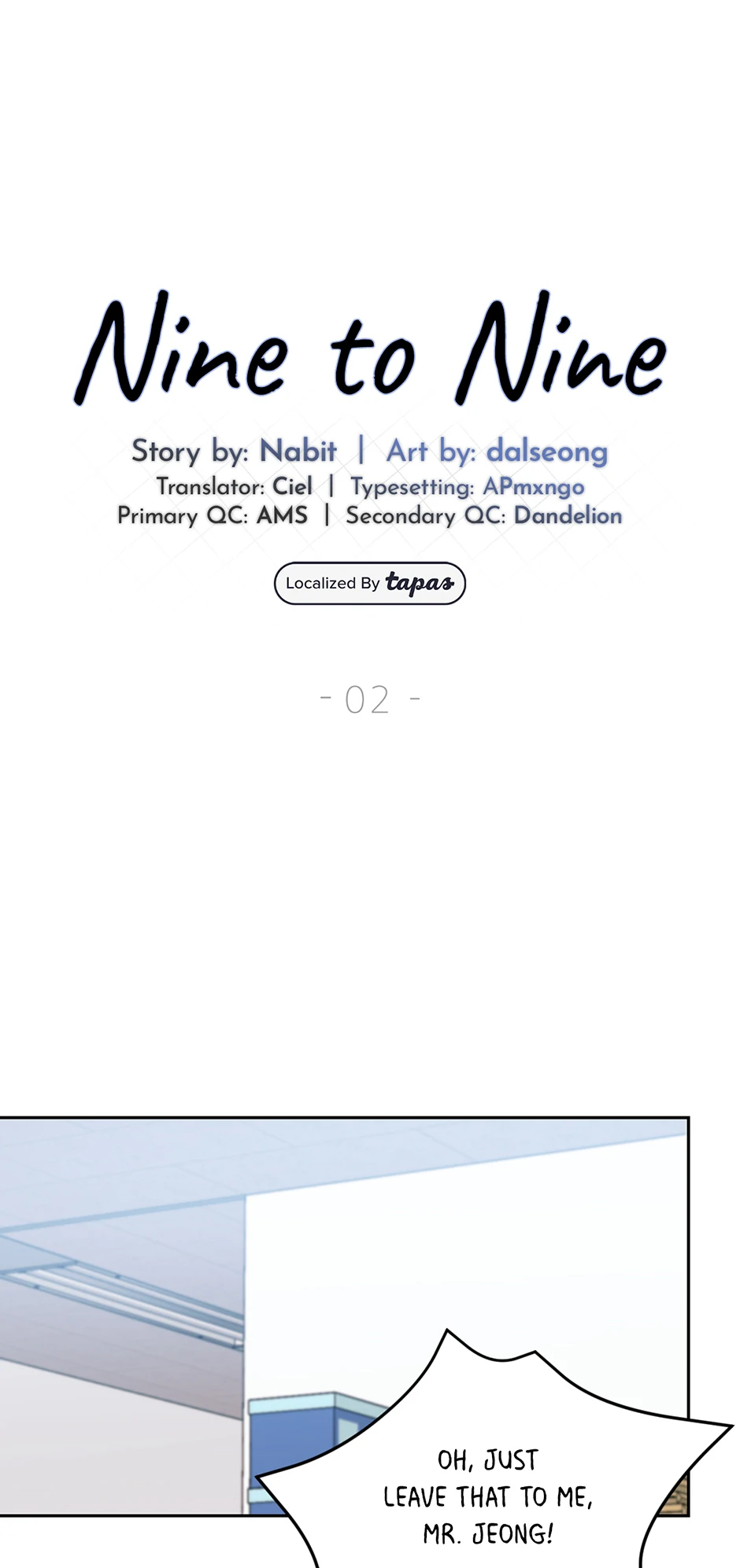 Nine to Nine [Official] - 2. The Stairwell manhwa