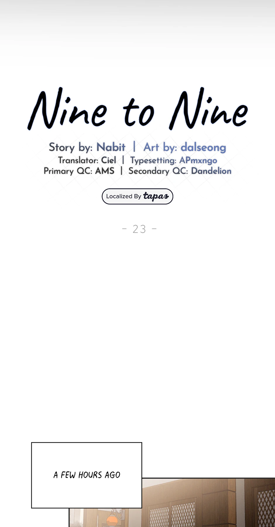 Nine to Nine [Official] - 23. Pretend Friends manhwa