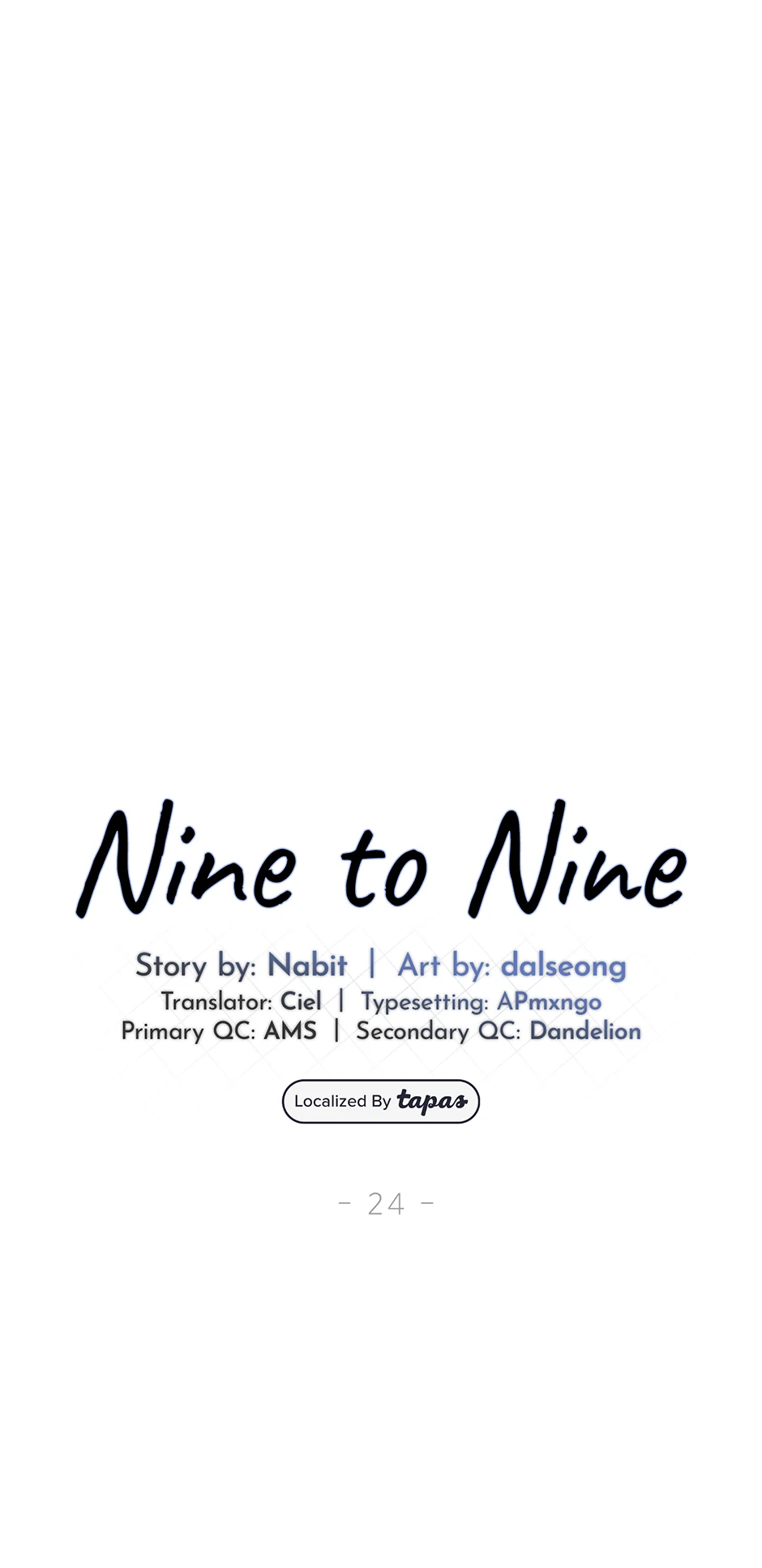 Nine to Nine [Official] - 24. Don't Say My Name manhwa