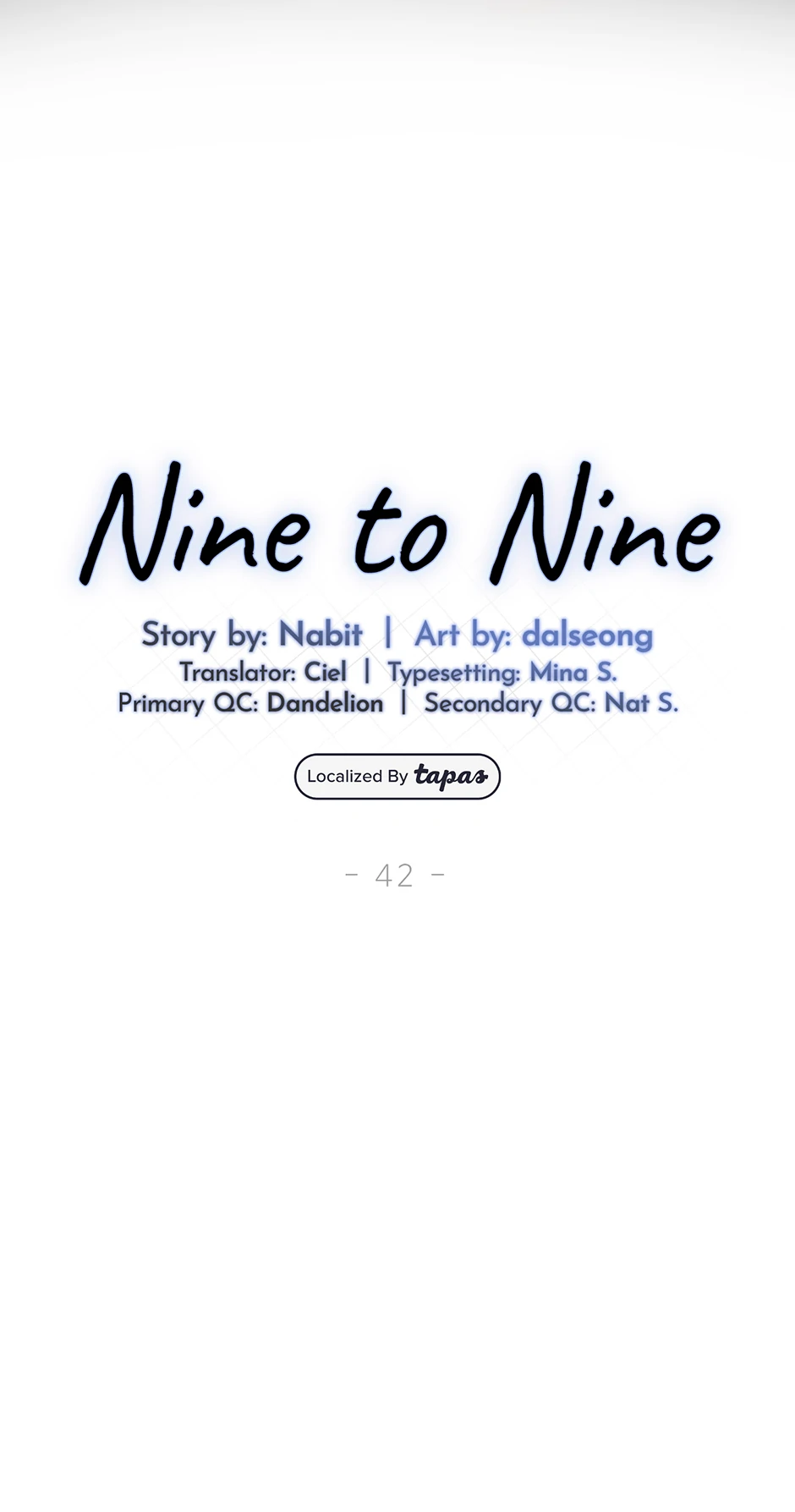 Nine to Nine [Official] - 42. Confessions manhwa