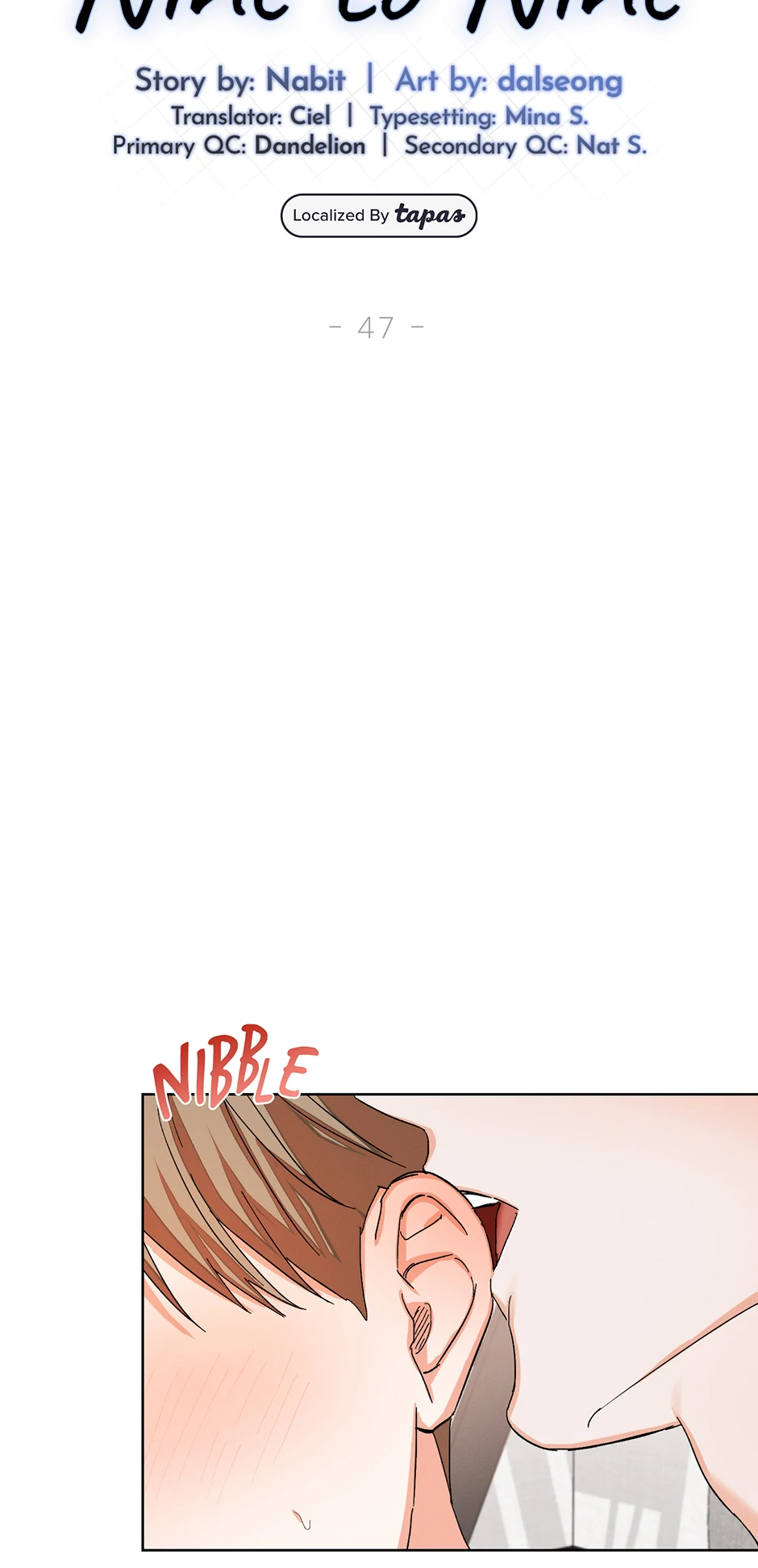 Nine to Nine [Official] - 47. Let's Not Waste Time manhwa
