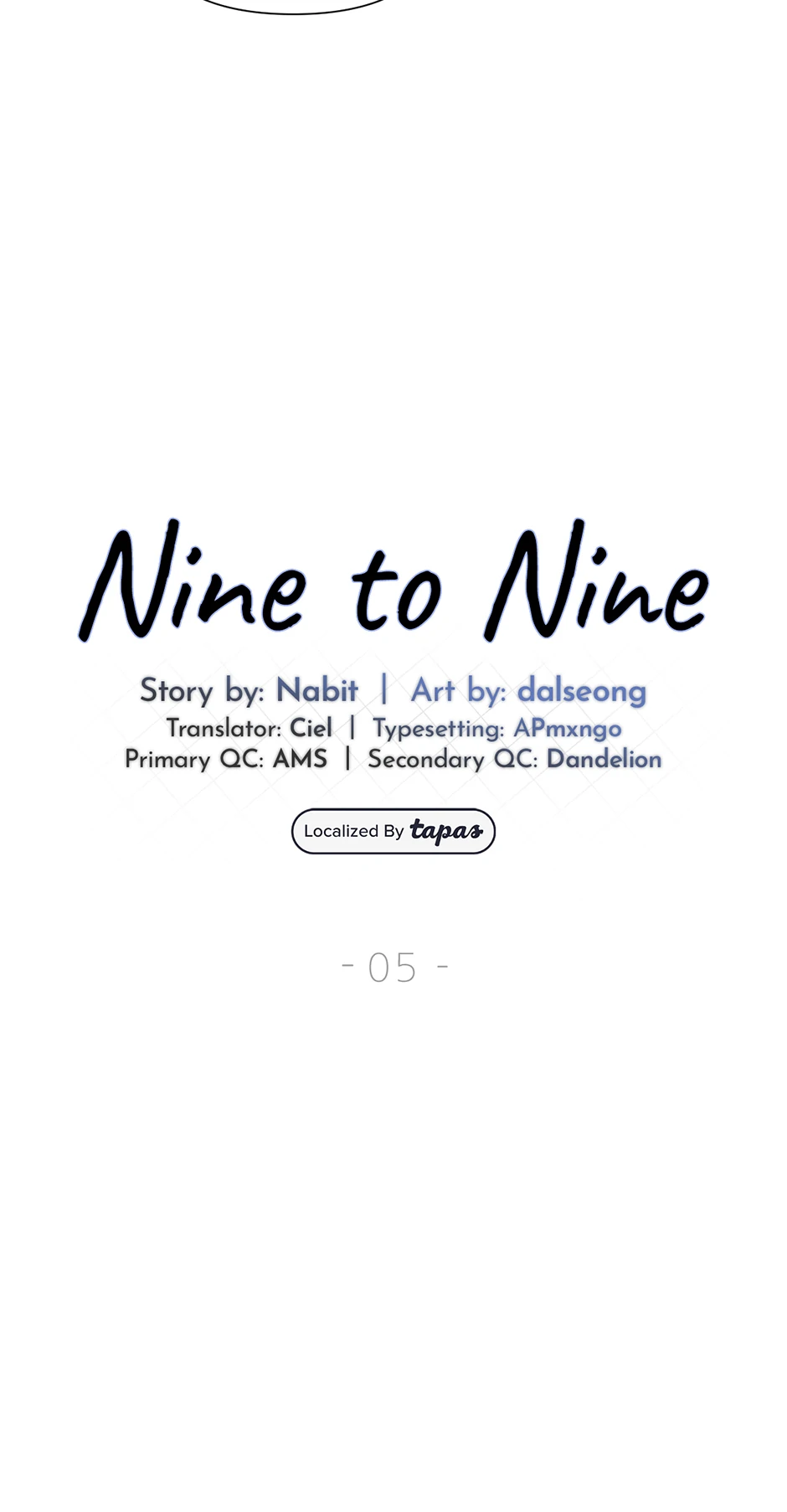 Nine to Nine [Official] - 5. Just You Wait manhwa