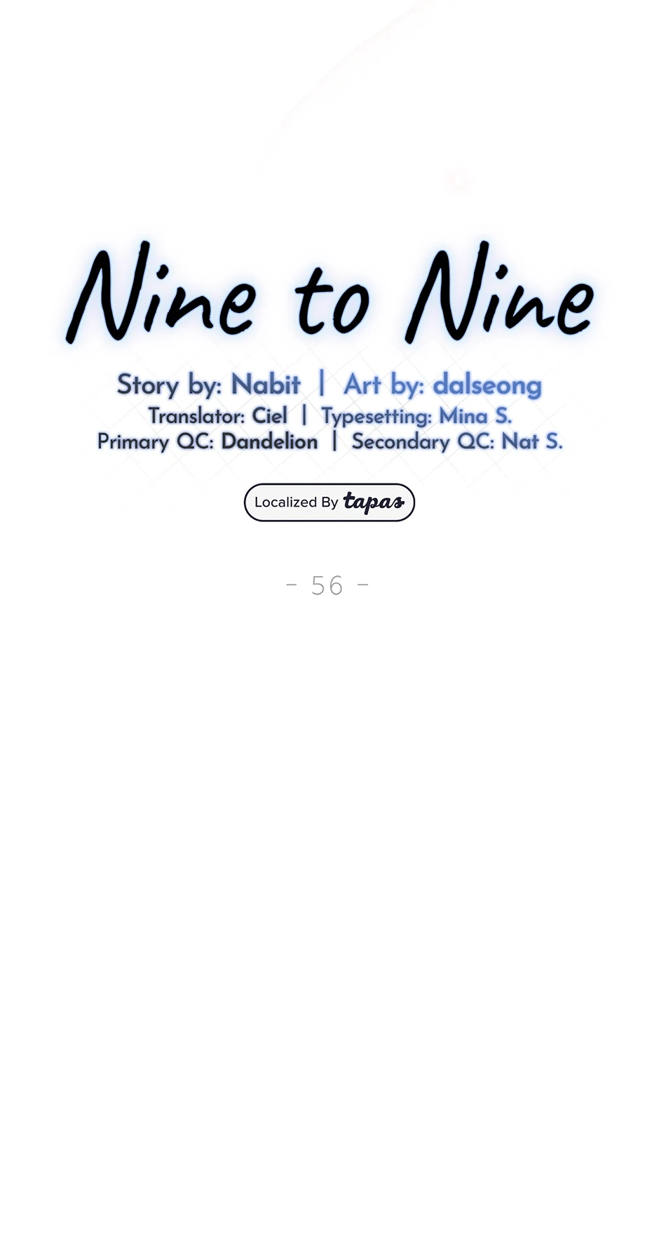 Nine to Nine [Official] - 56. Familiar manhwa